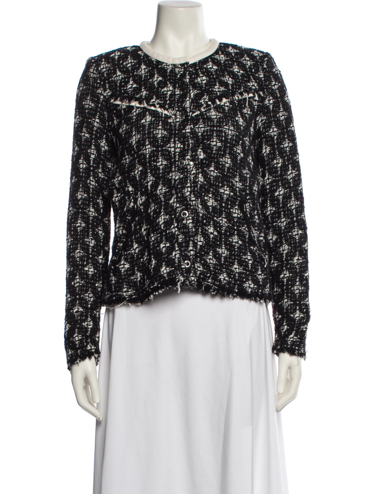 Iro Tweed Pattern Evening Jacket