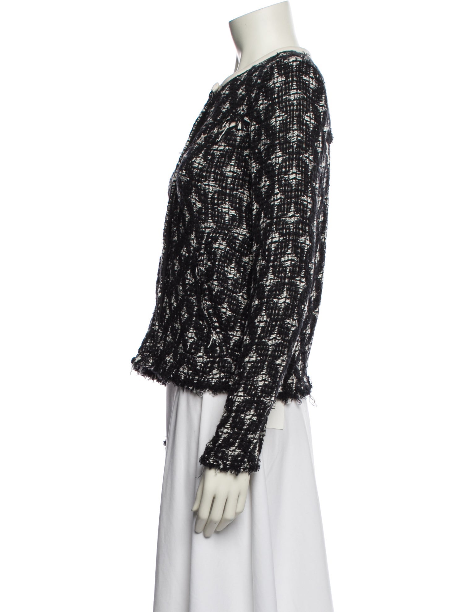 Iro Tweed Pattern Evening Jacket