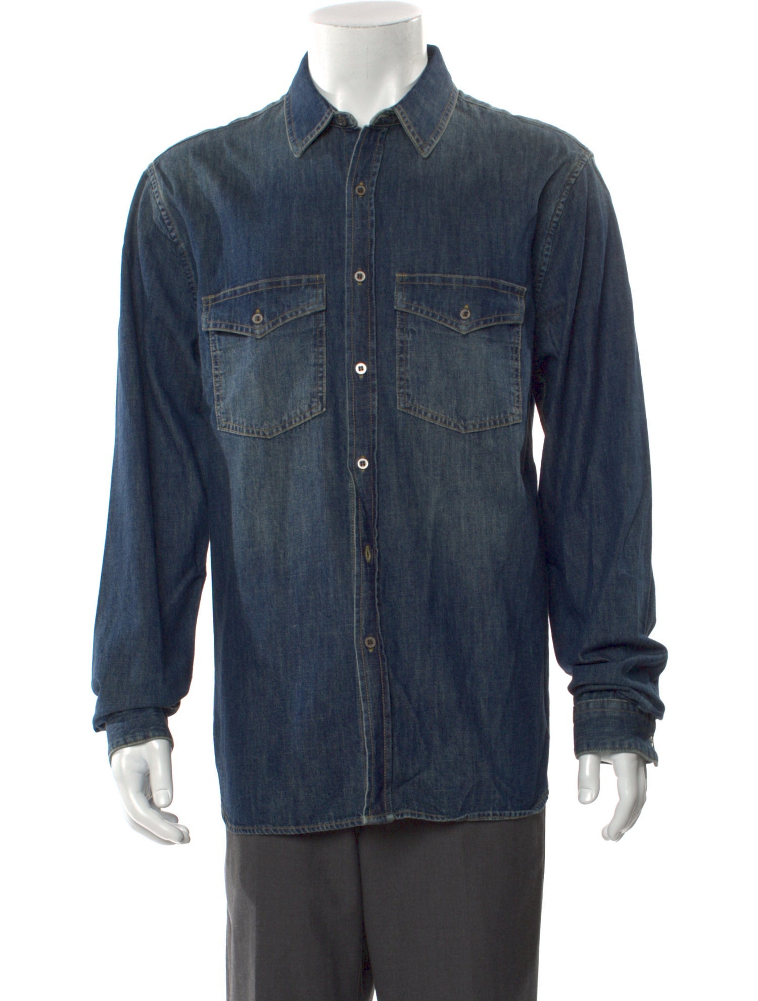 Iro Long Sleeve Denim Shirt w/ Tags