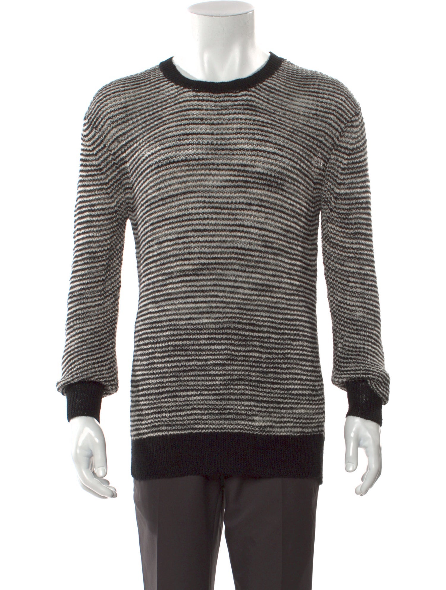 Iro Striped Crew Neck Pullover w/ Tags