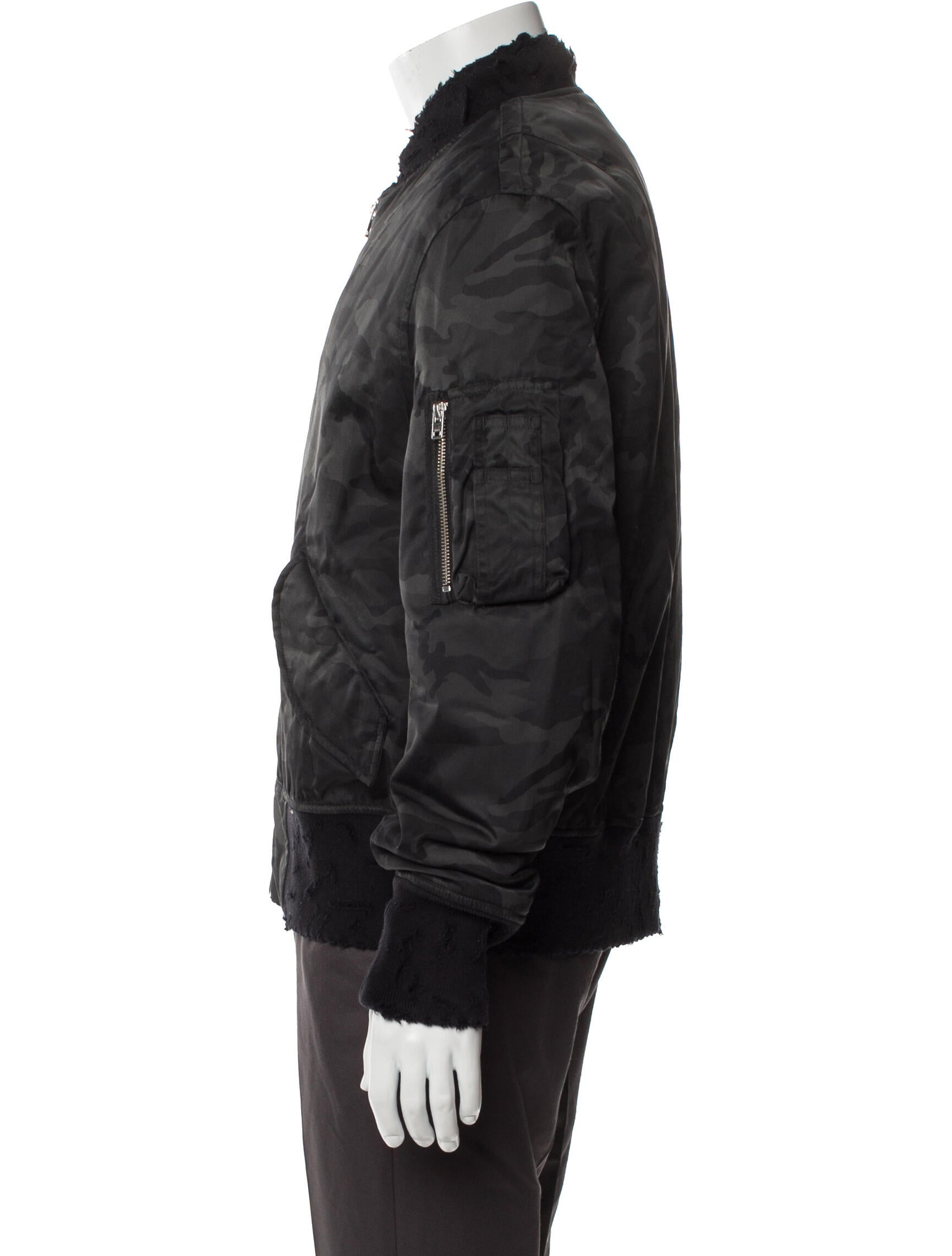 Iro Camouflage Print Bomber Jacket