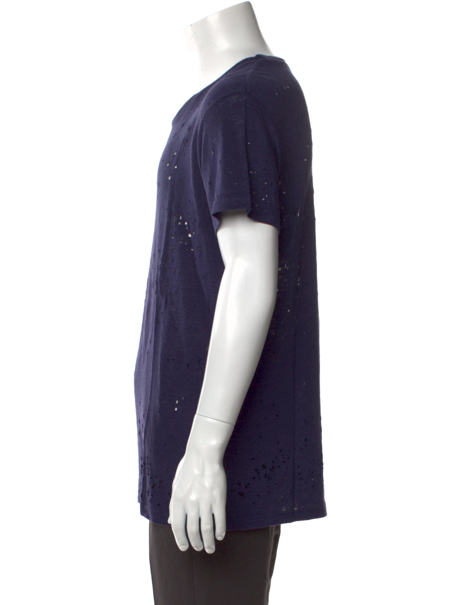 Iro Linen Scoop Neck T-Shirt