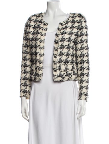 Pre-owned Iro Wool Tweed Pattern Evening Jacket In Multi