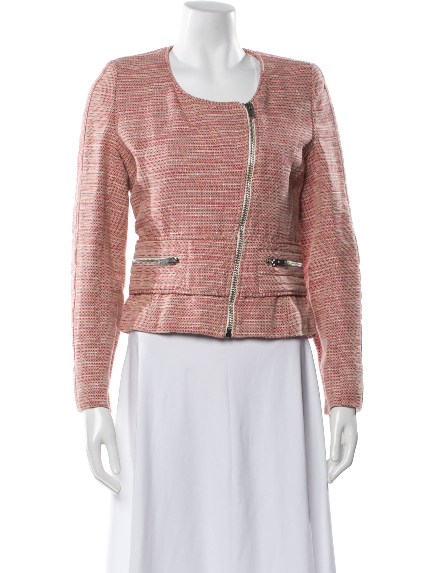 Iro Haven Tweed Pattern Evening Jacket