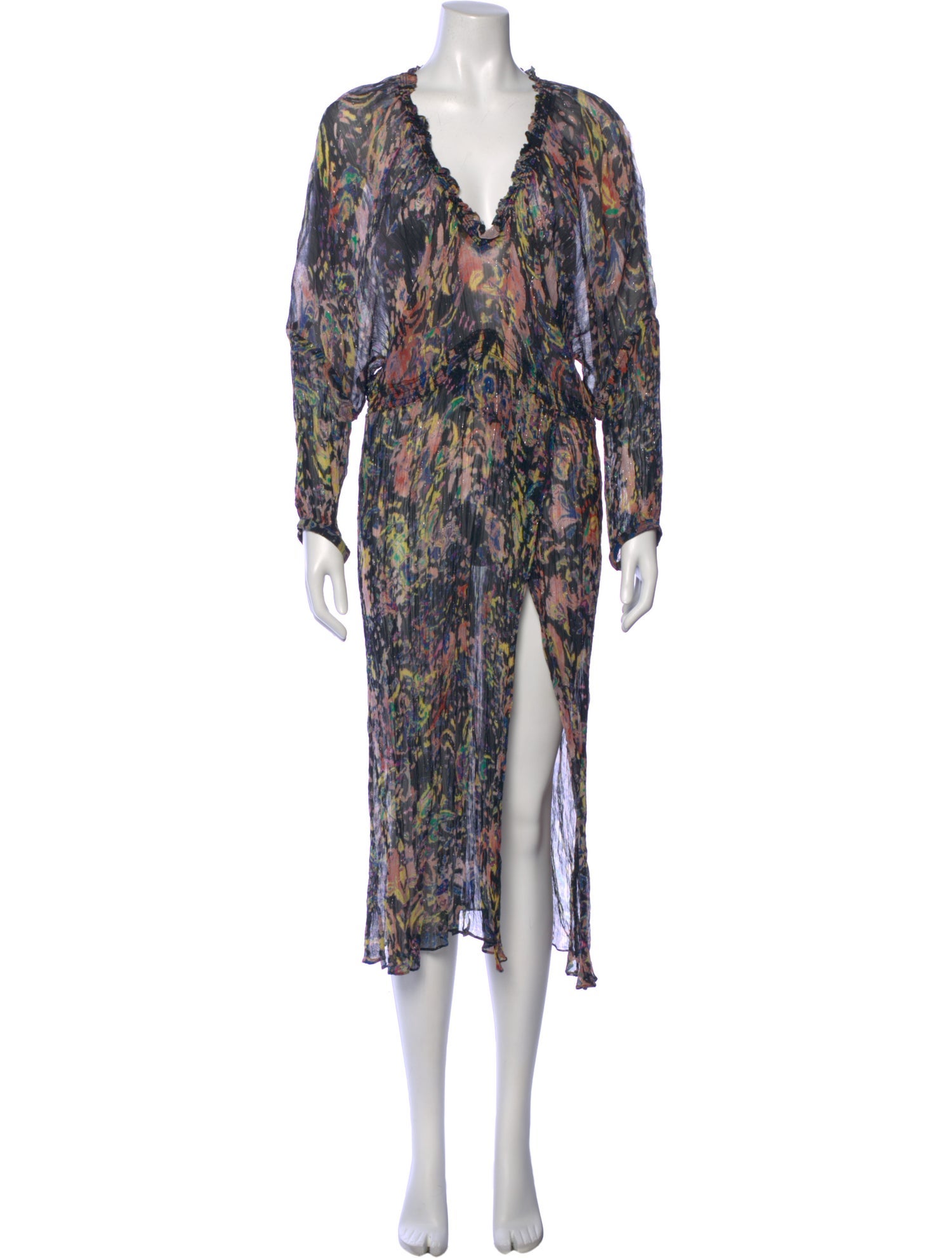 Iro Printed Midi Length Dress