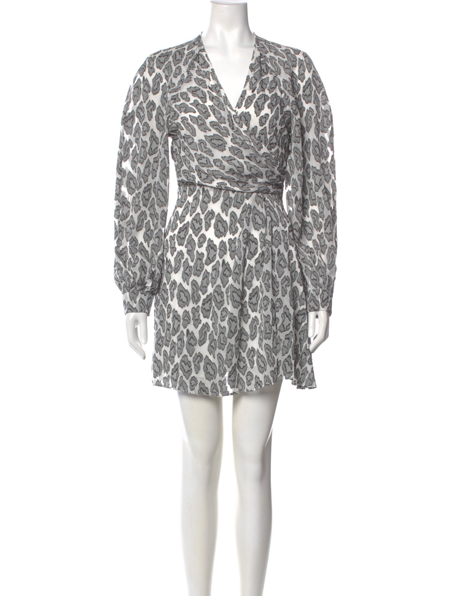 Iro Animal Print Mini Dress