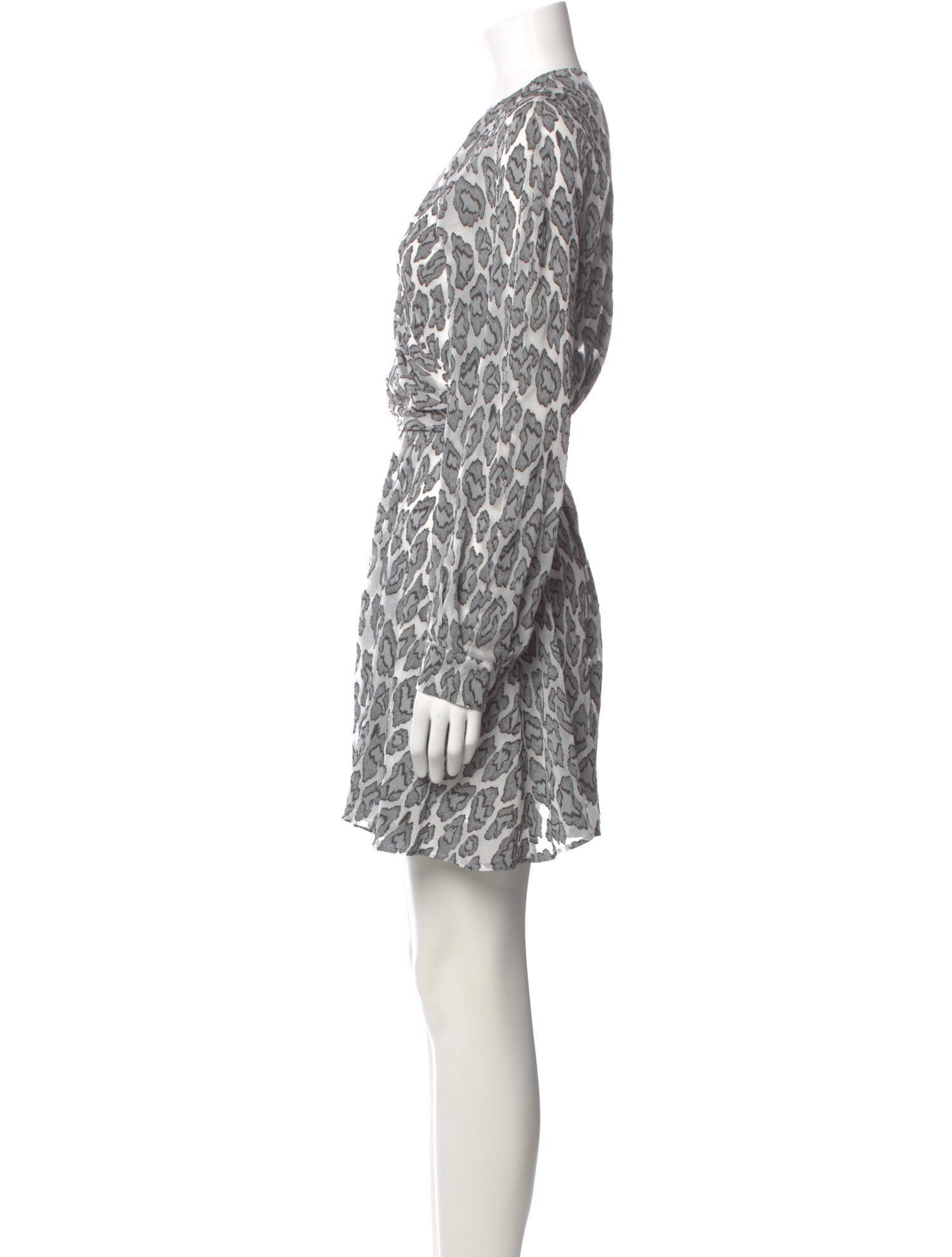Iro Animal Print Mini Dress