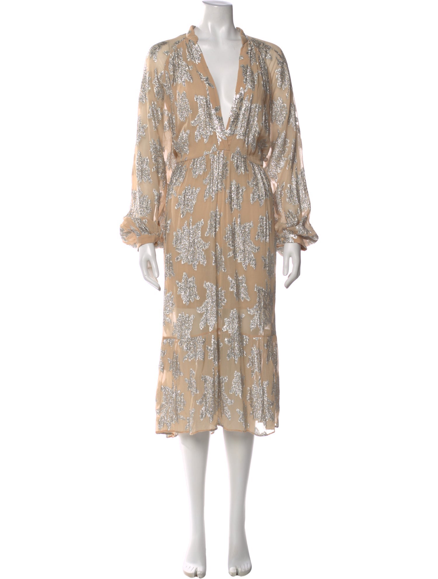 Iro Printed Long Dress