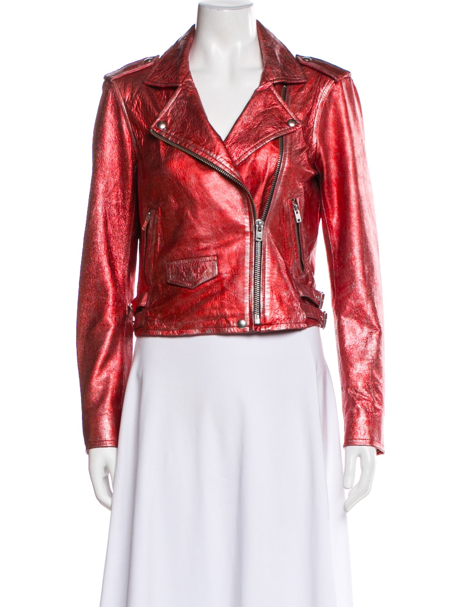 Iro Lamb Leather Biker Jacket