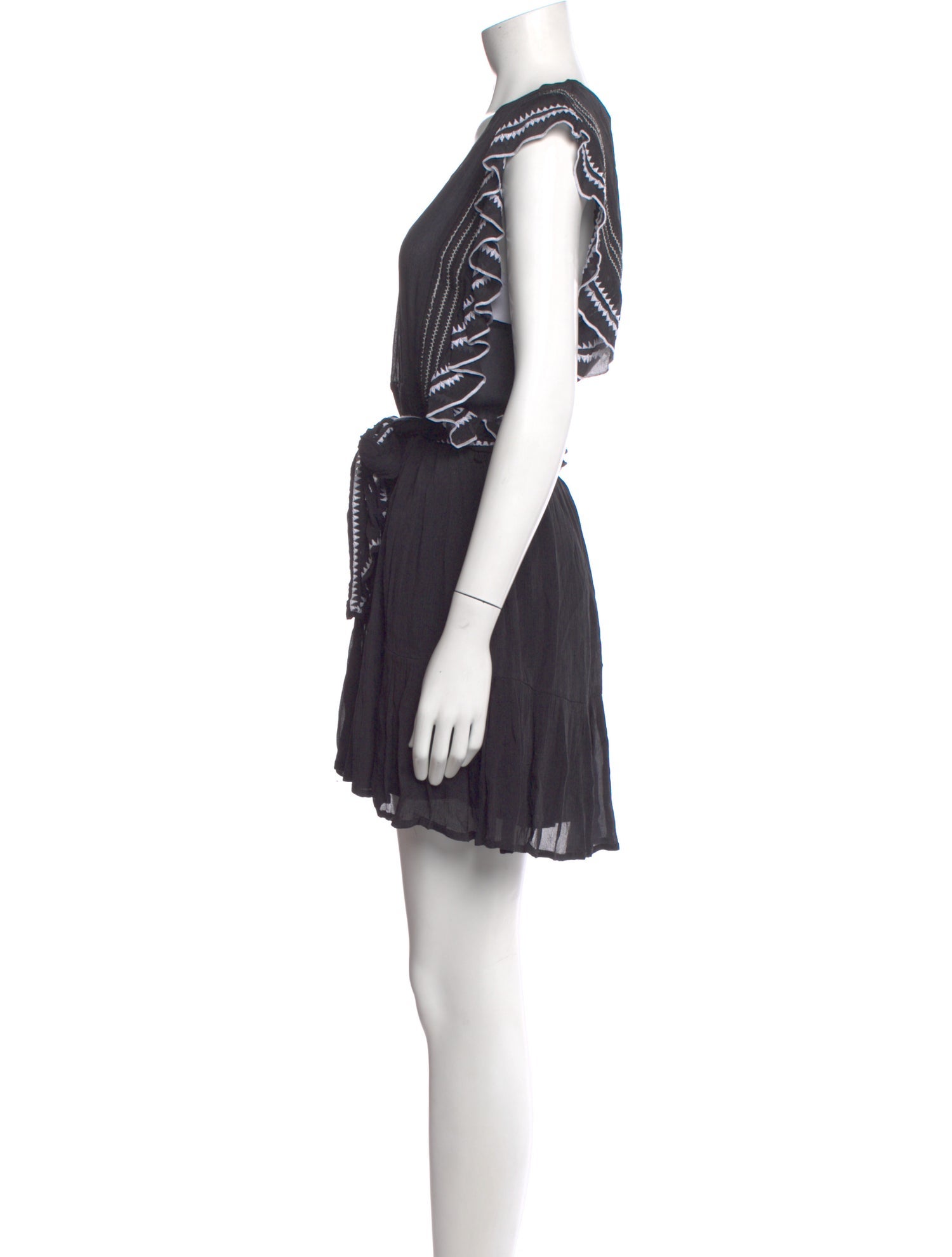 Iro Scoop Neck Mini Dress