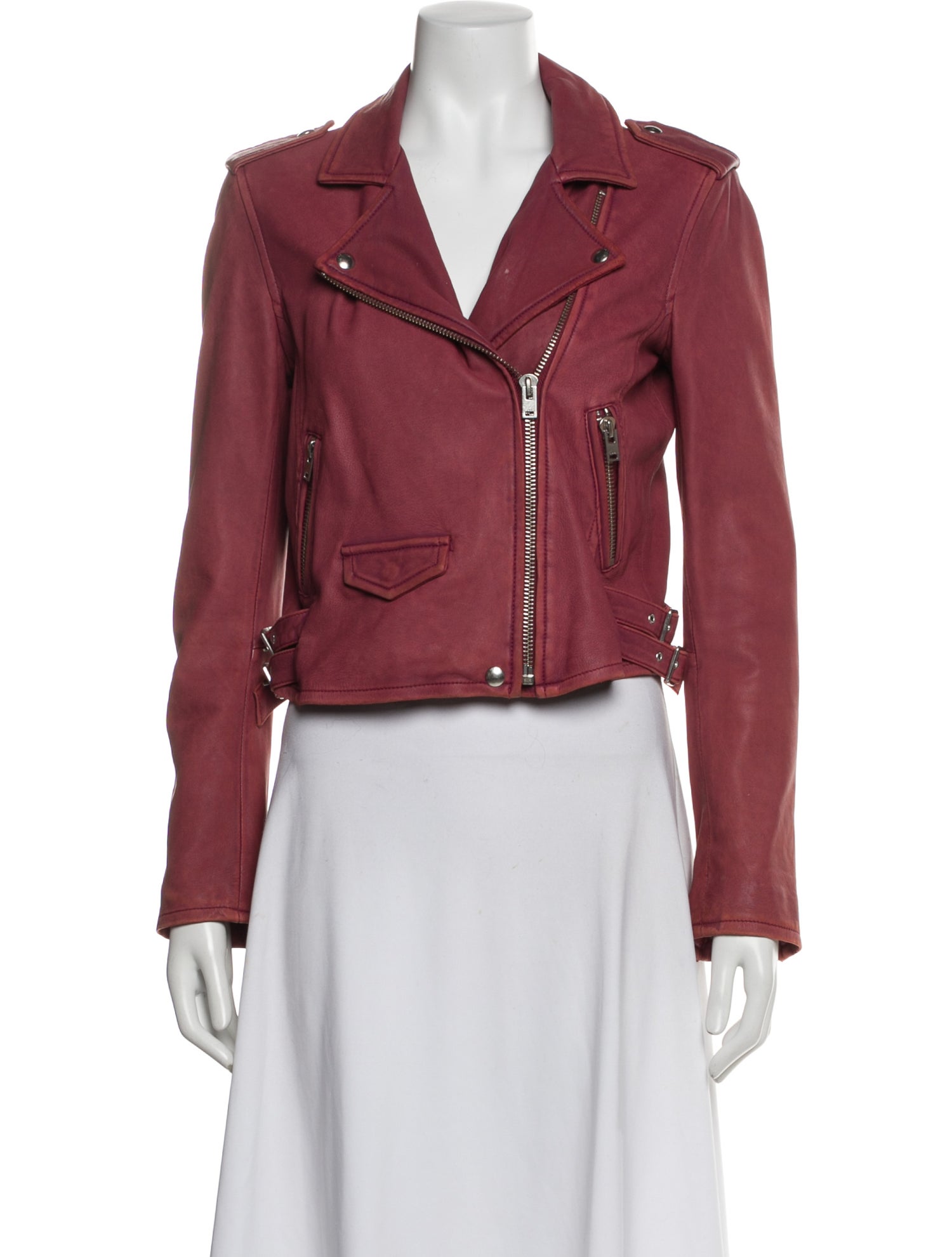 Iro Lamb Leather Biker Jacket