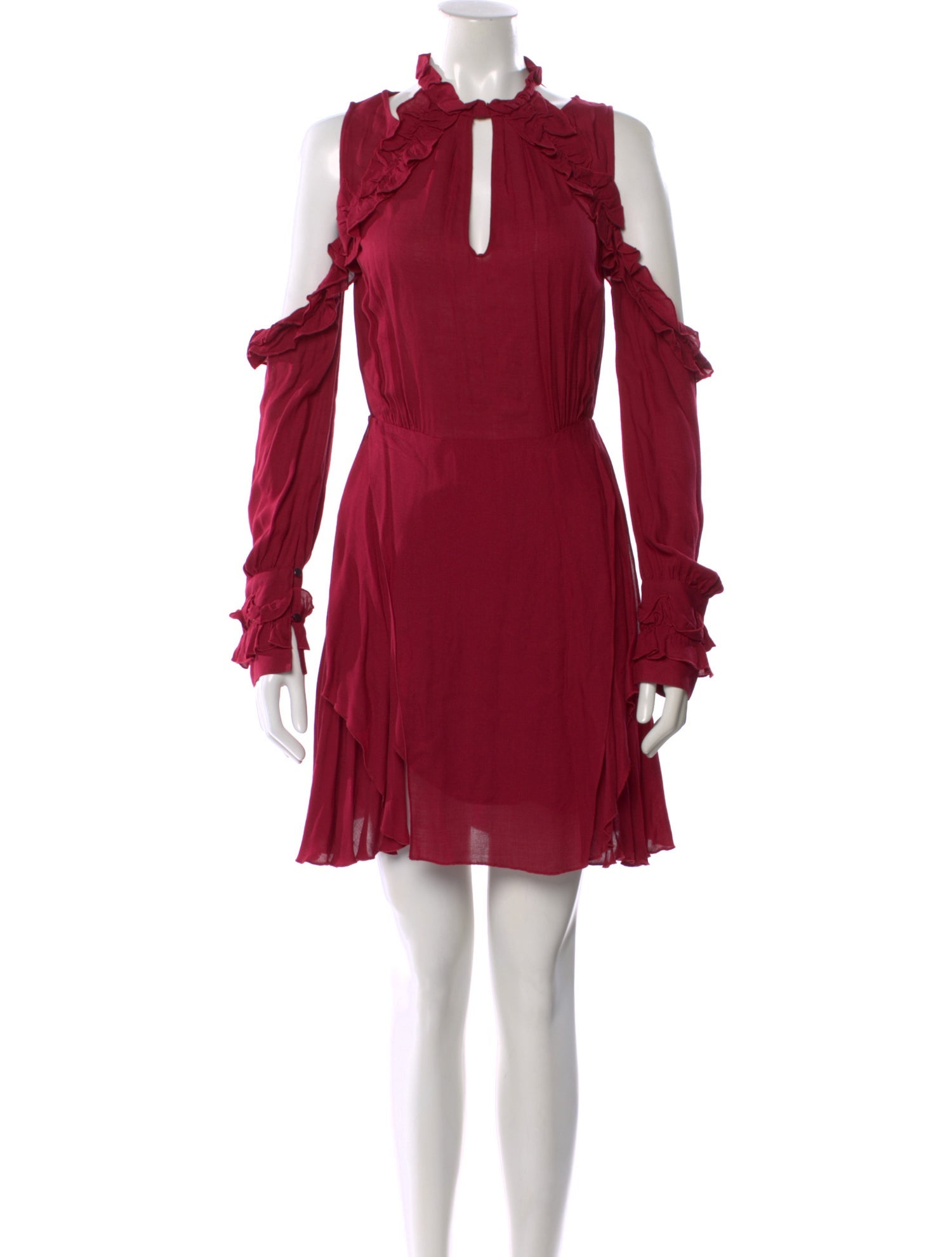 Iro Mock Neck Mini Dress