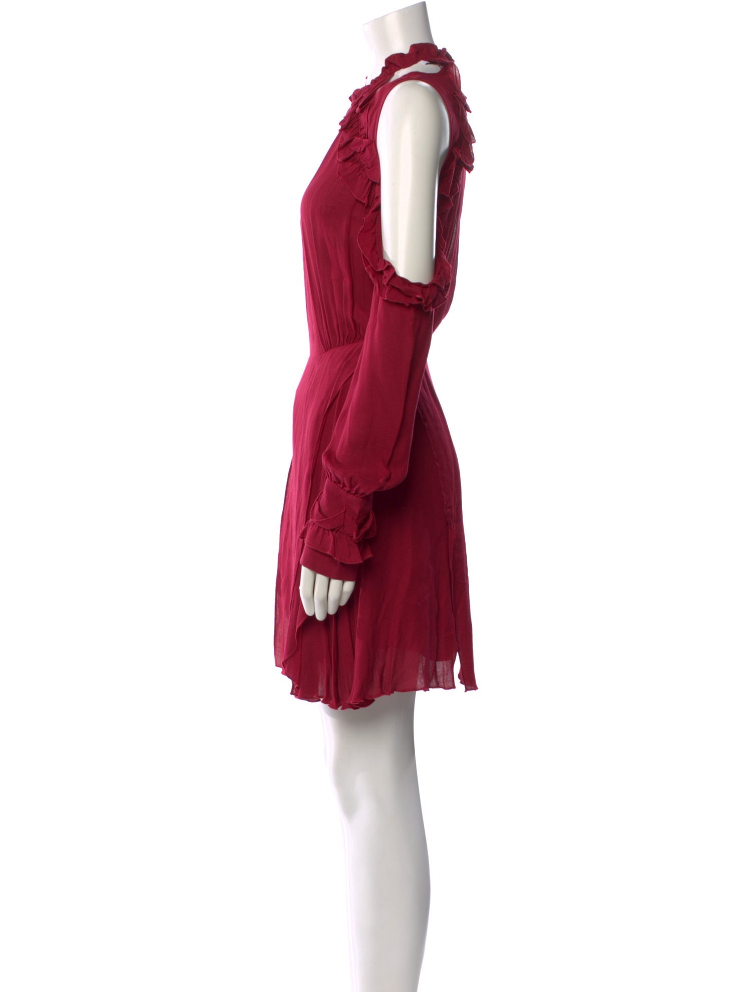 Iro Mock Neck Mini Dress