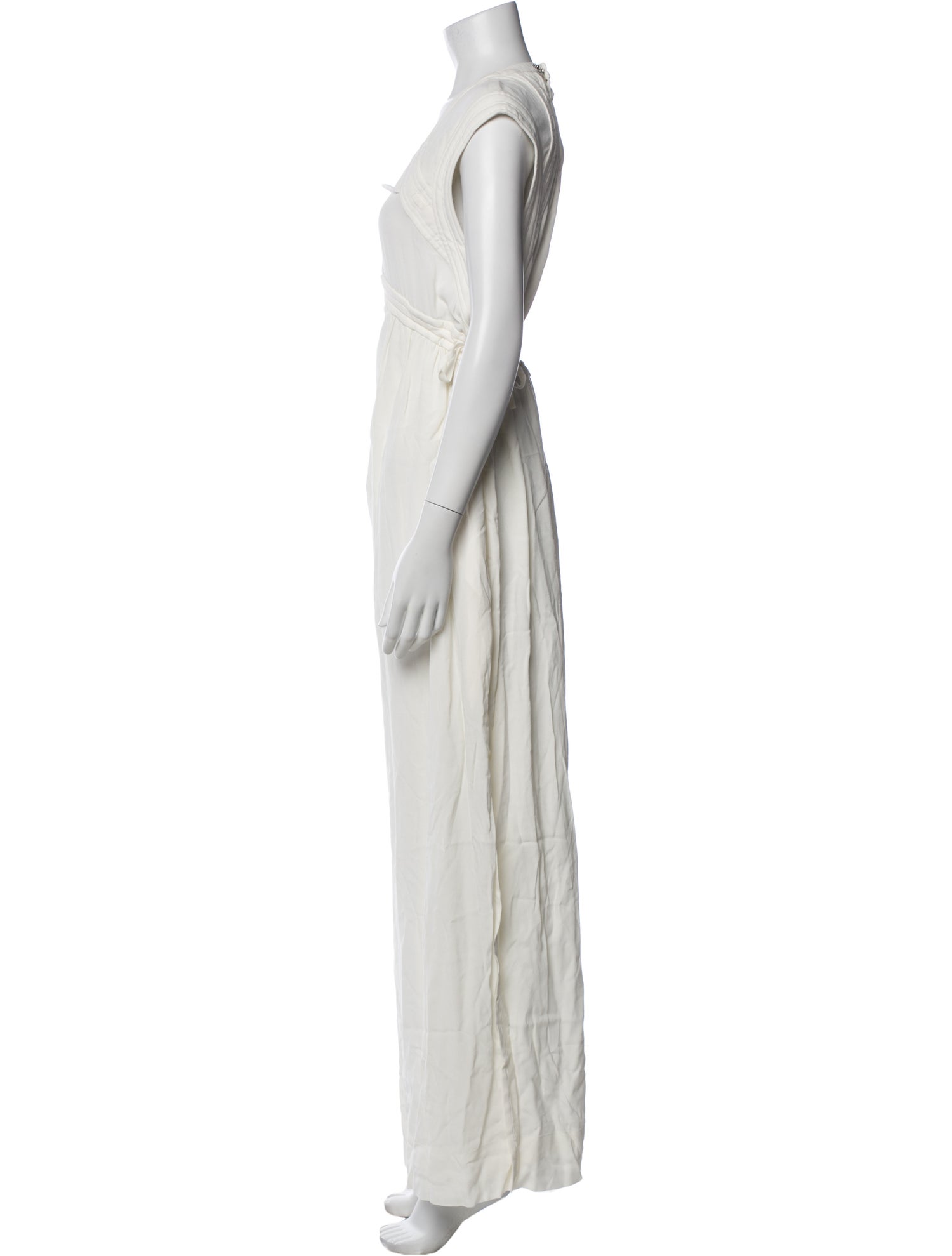 Iro Crew Neck Long Dress