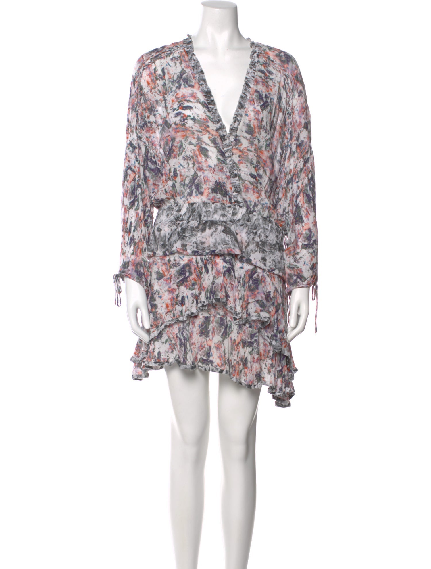 Iro Floral Print Mini Dress