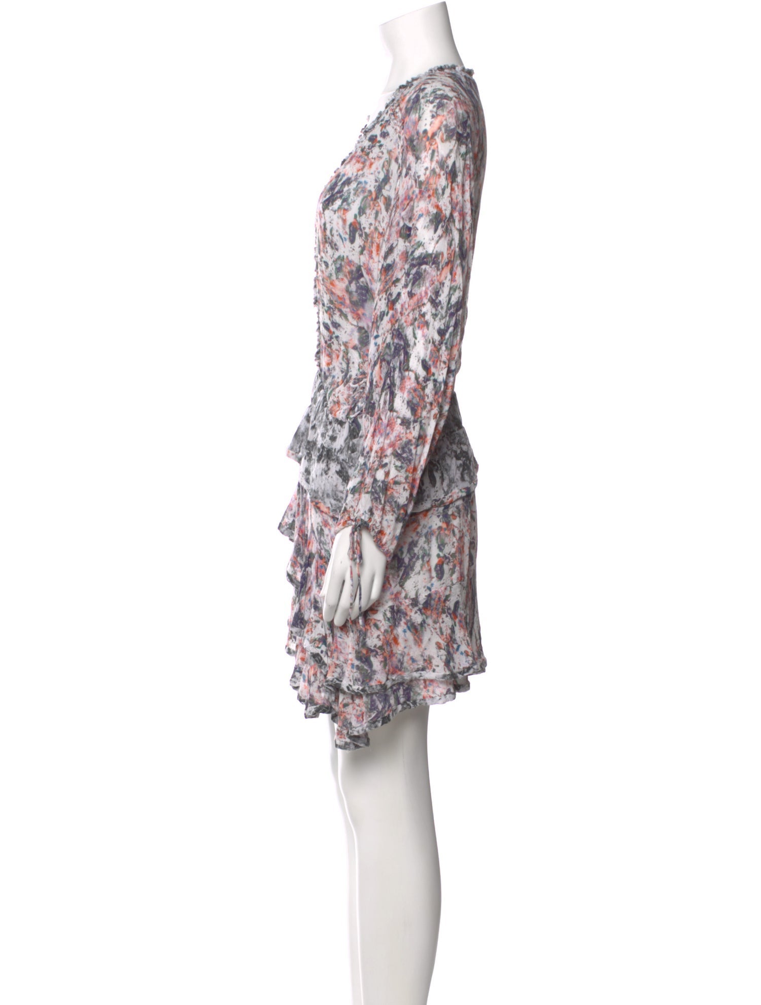 Iro Floral Print Mini Dress