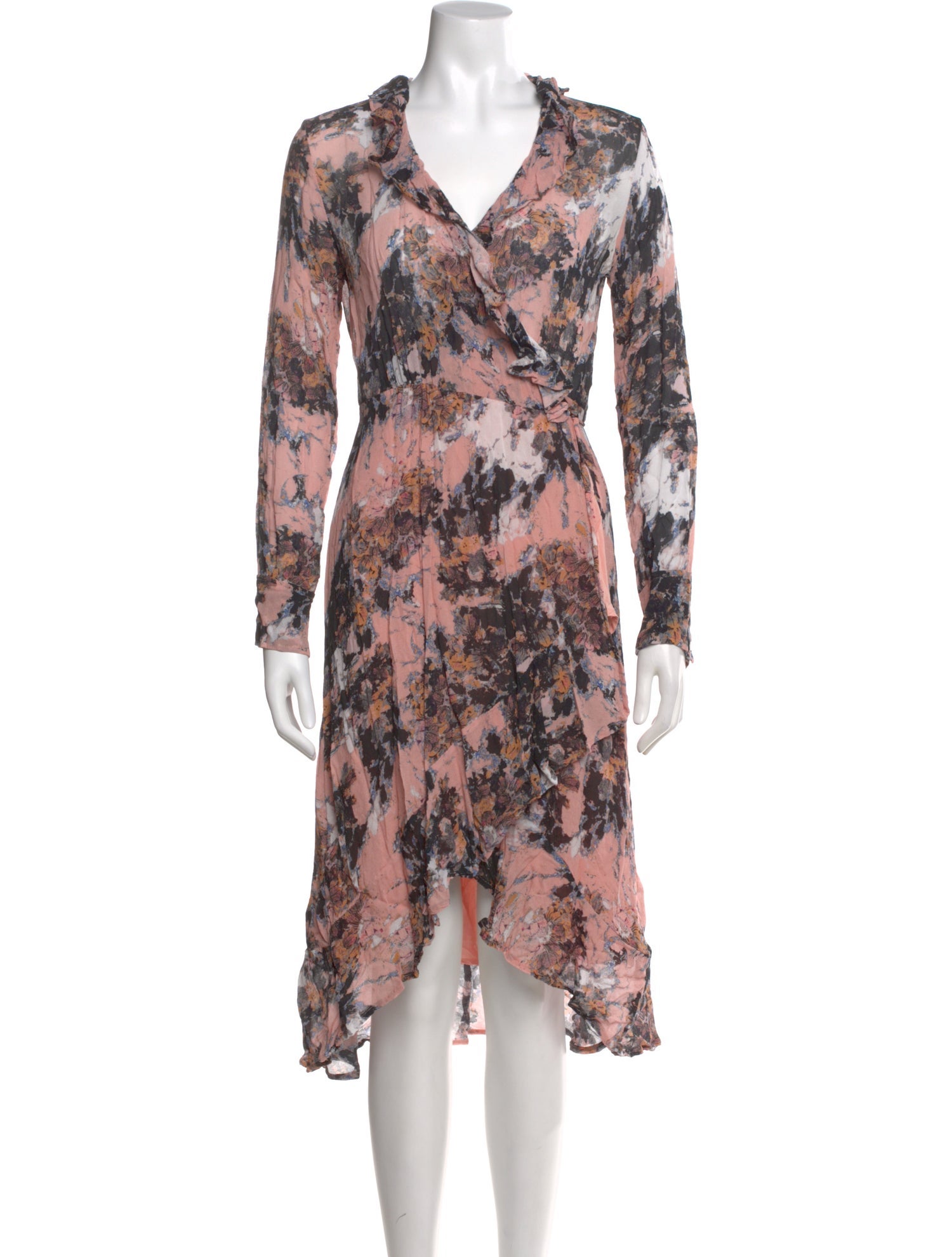 Iro Floral Print Midi Length Dress