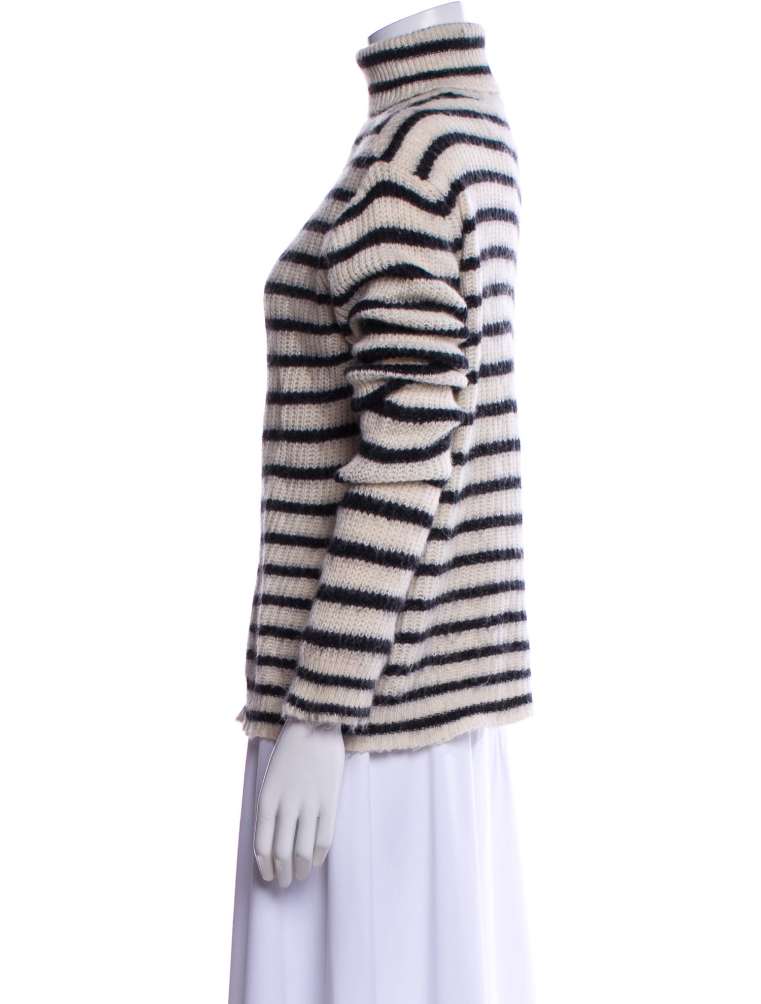 Iro Striped Turtleneck Sweater