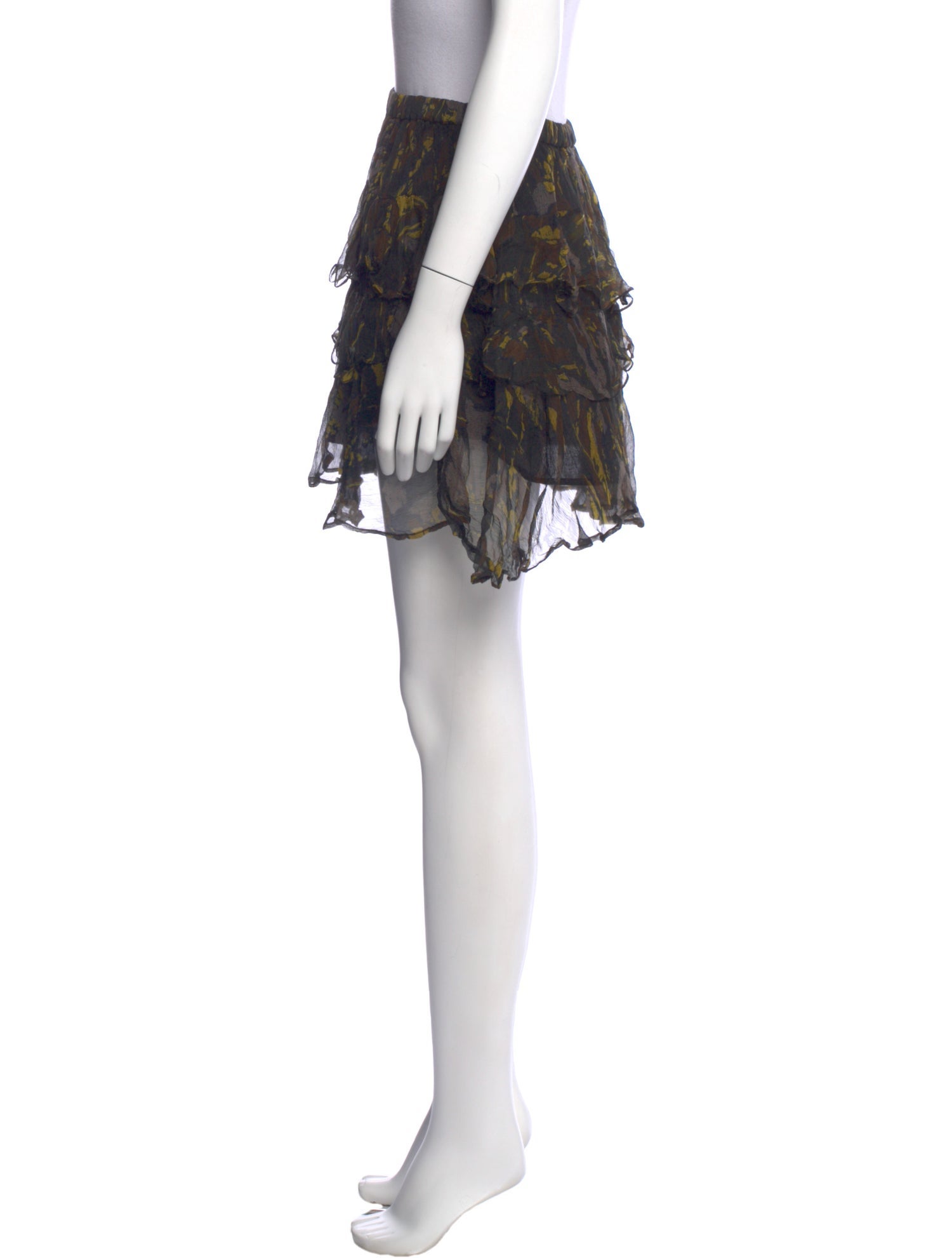 Iro Floral Print Mini Skirt