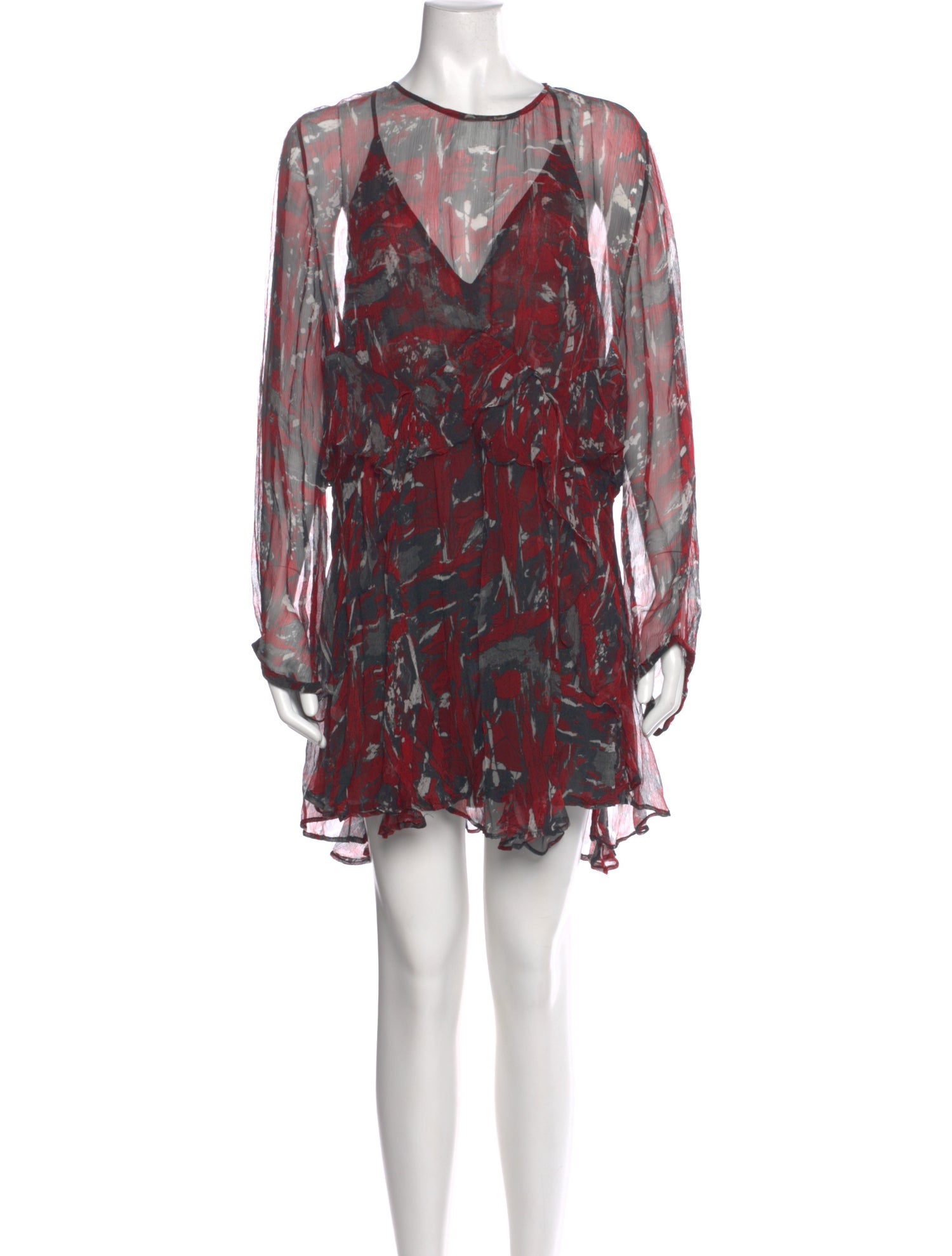 Iro Printed Mini Dress