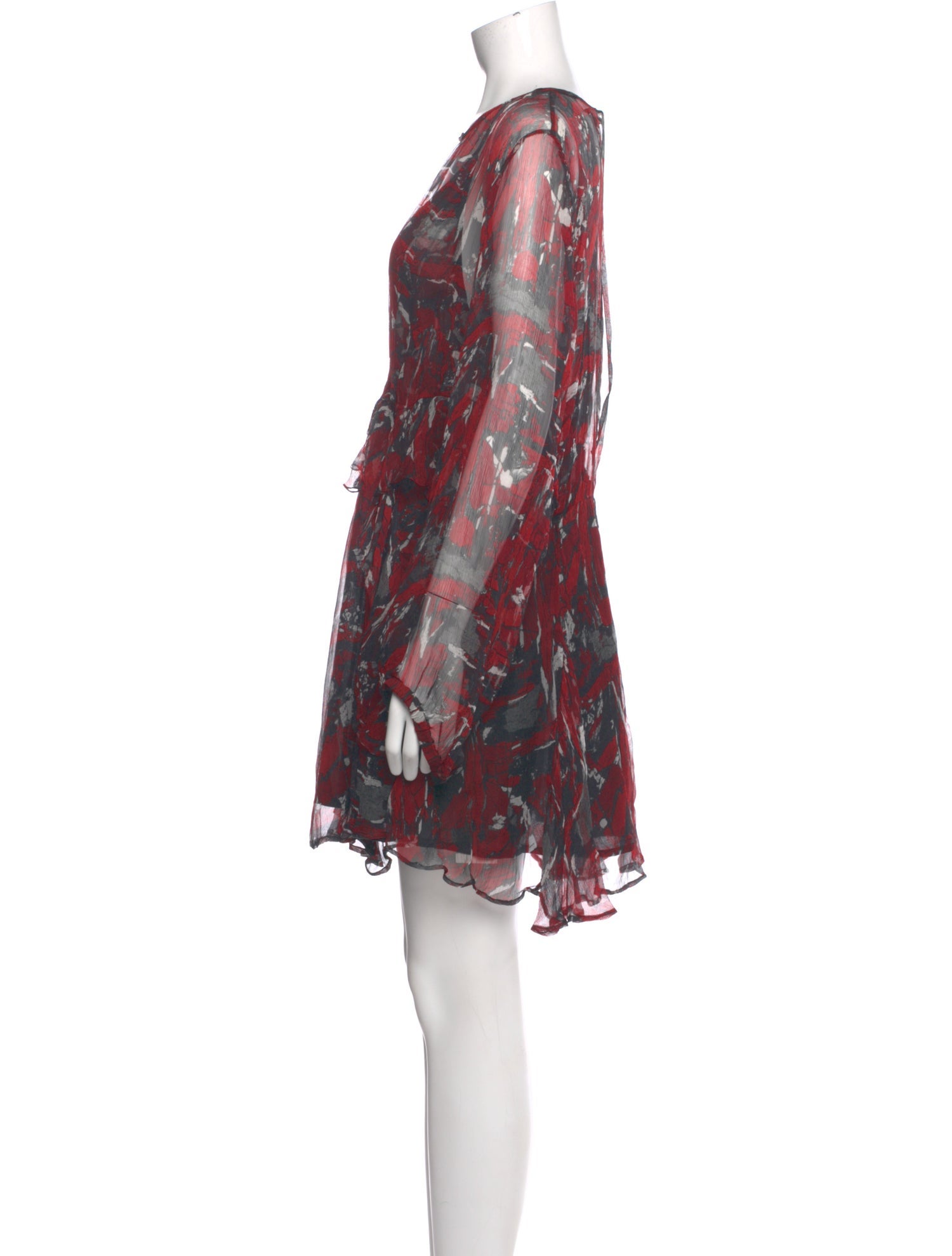 Iro Printed Mini Dress