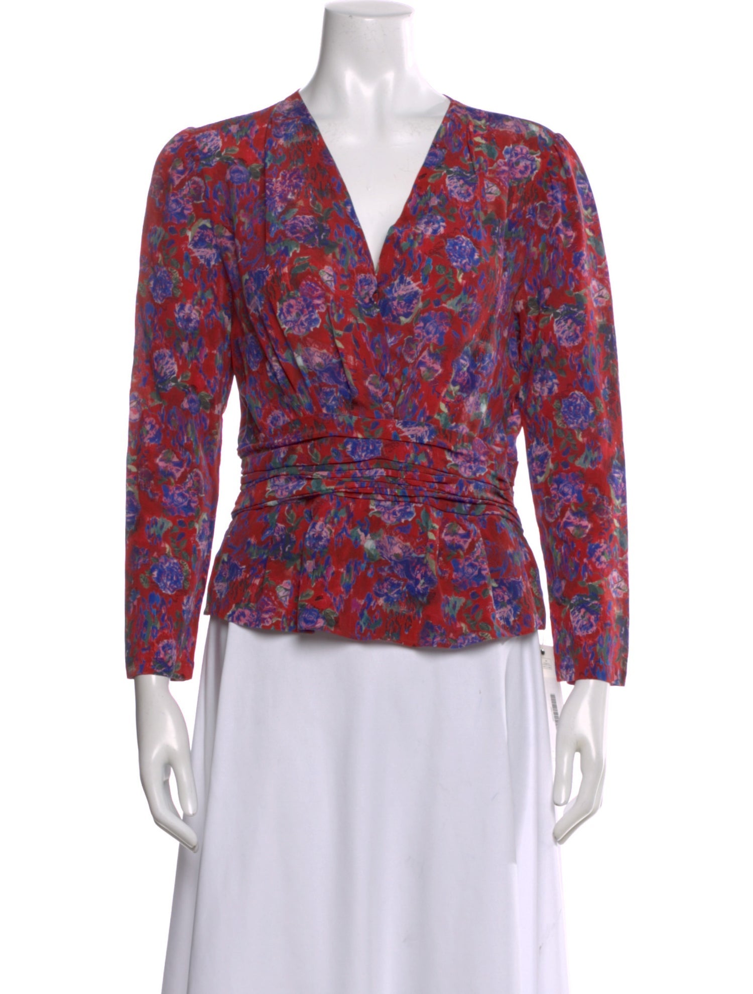 Iro Silk Floral Print Blouse