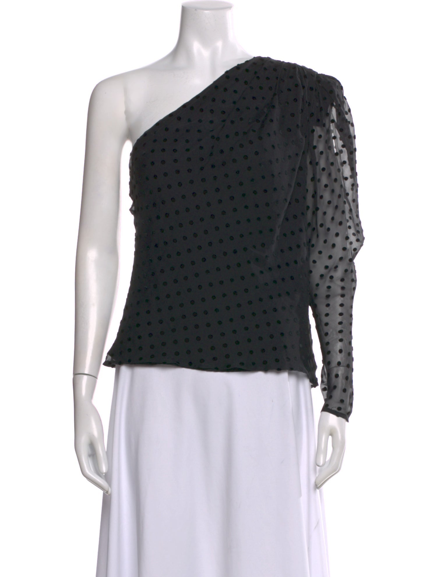 Iro Silk Polka Dot Print Blouse