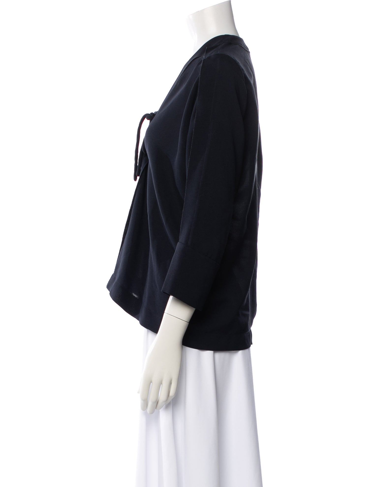 Iro V-Neck Three-Quarter Sleeve Top