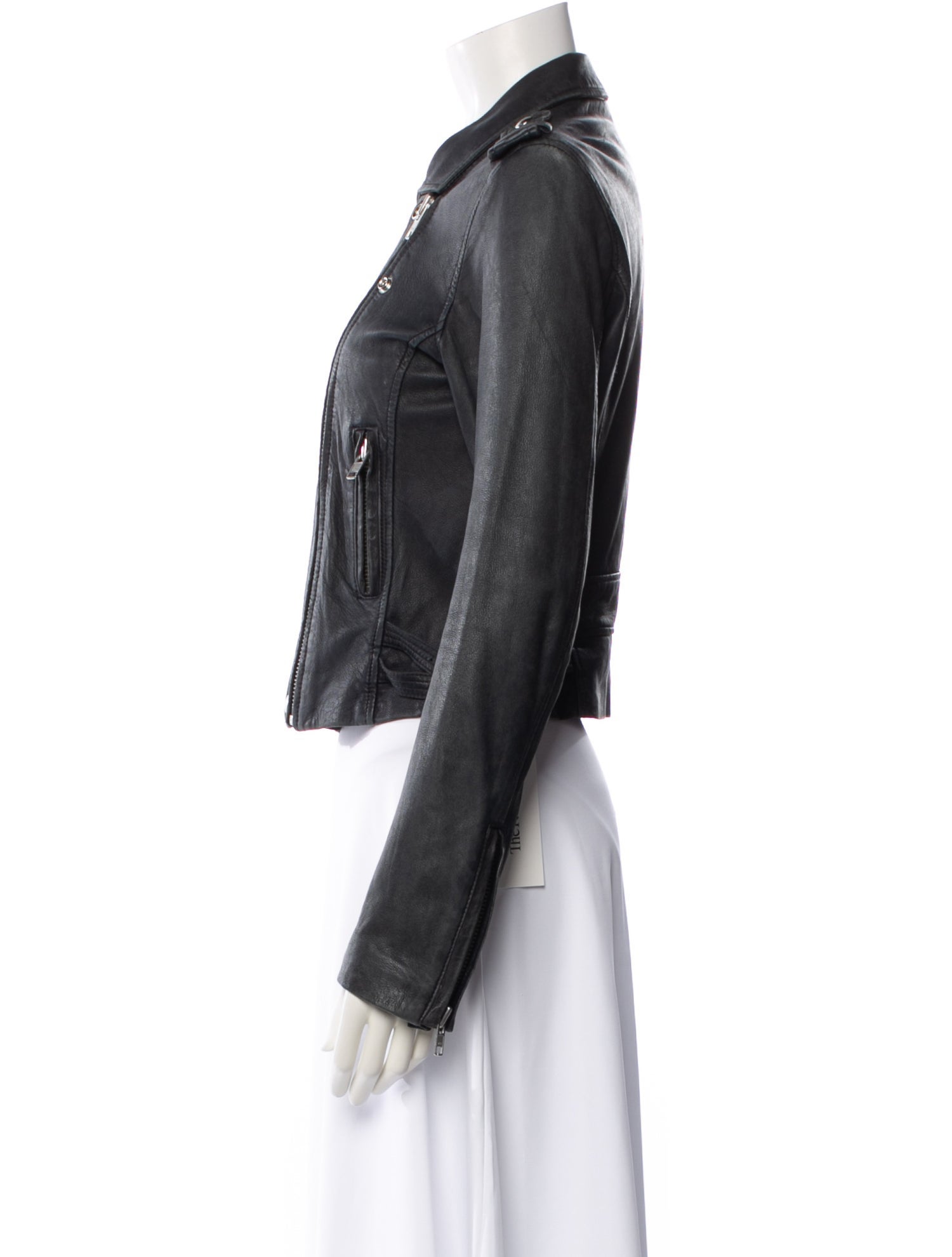 Iro Lamb Leather Biker Jacket