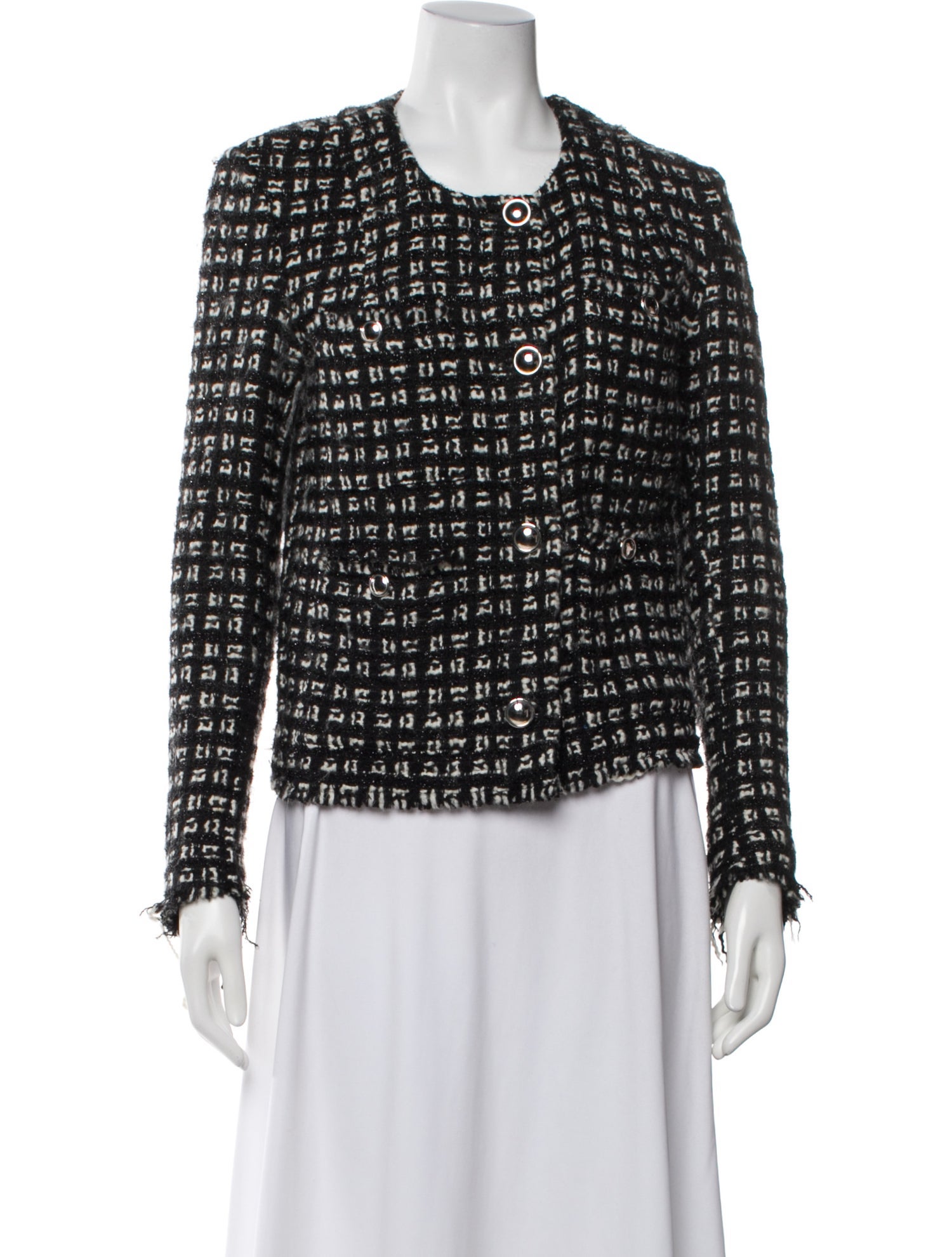 Iro Tweed Tweed Pattern Evening Jacket