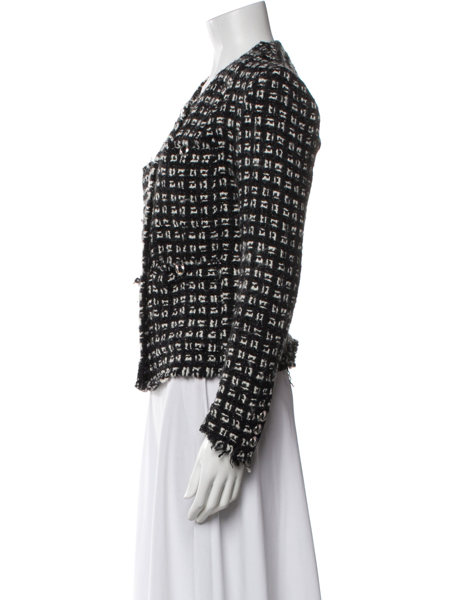 Iro Tweed Tweed Pattern Evening Jacket