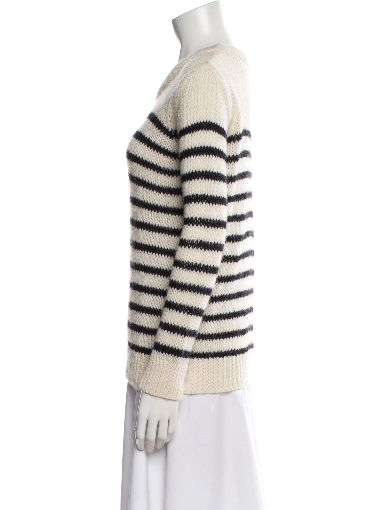 Iro Striped Scoop Neck Sweater