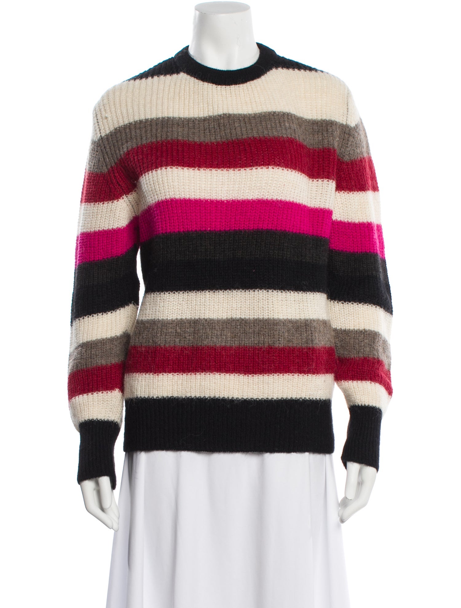 Iro Striped Crew Neck Sweater