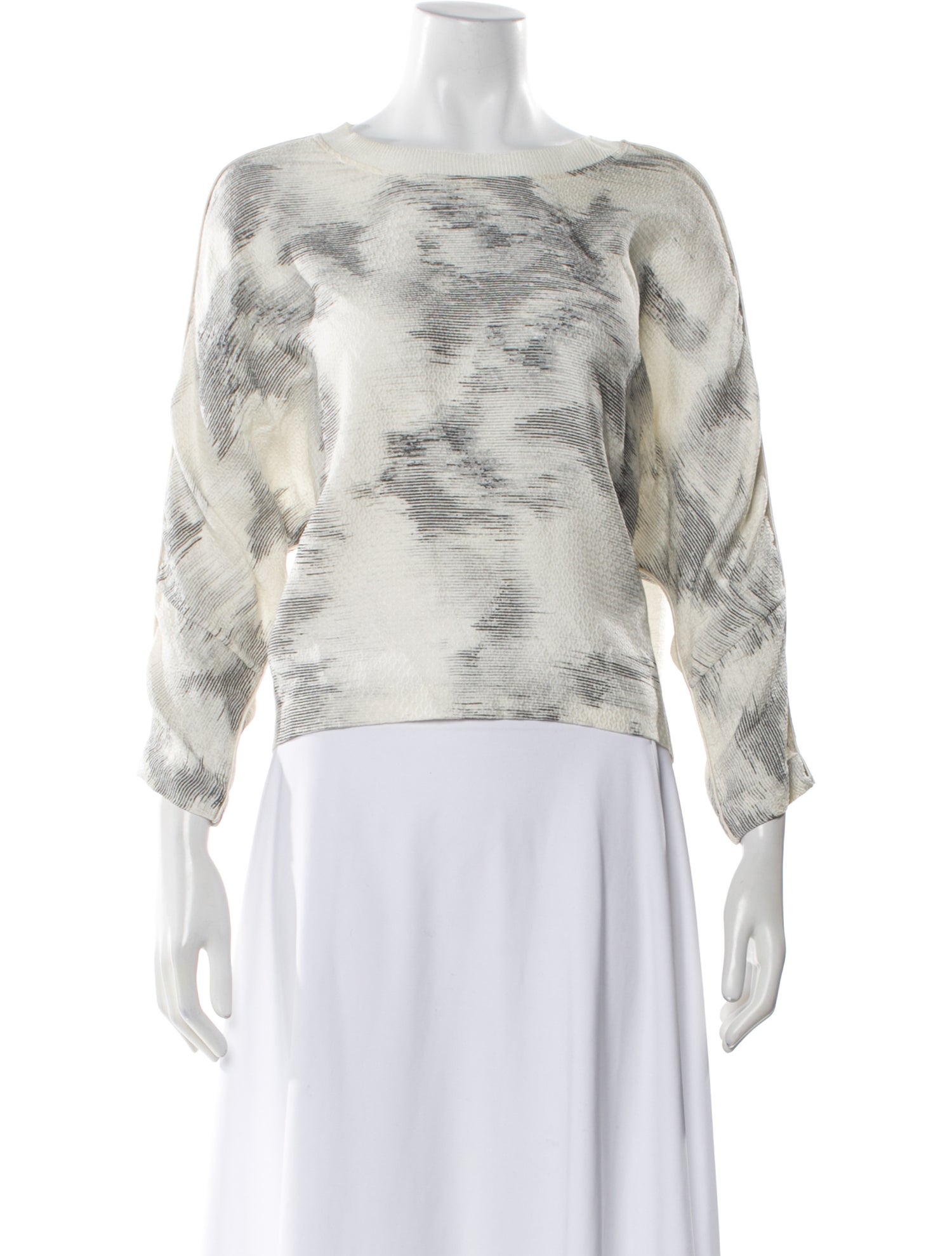 Iro Silk Patterned Top