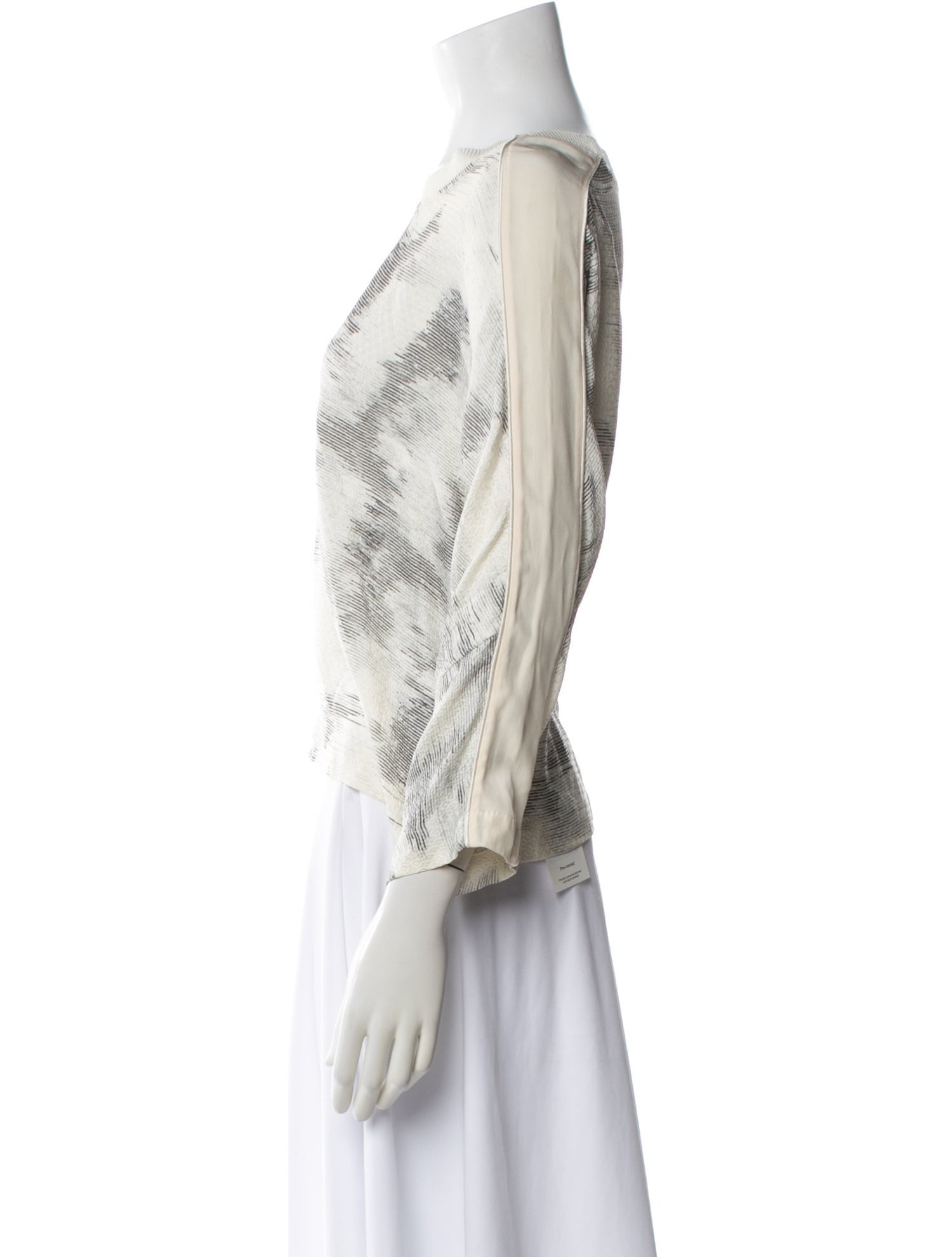 Iro Silk Patterned Top