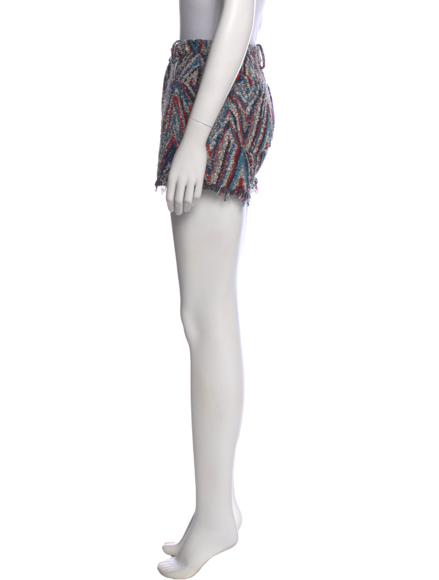 Iro Striped Mini Shorts