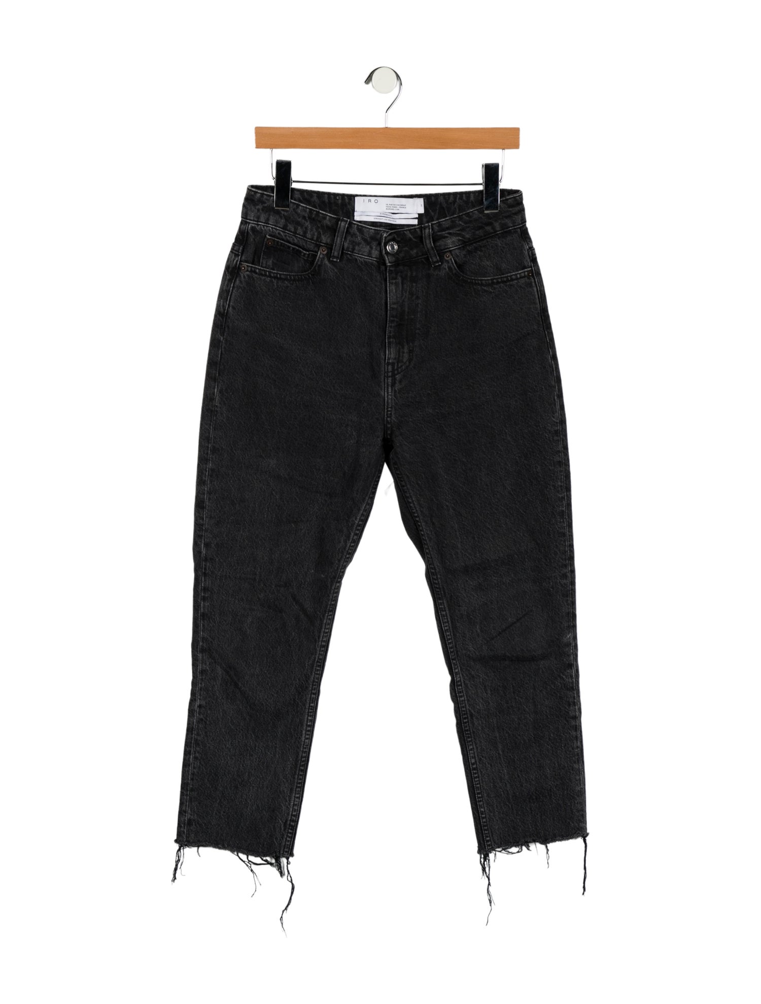 Iro High-Rise Straight Leg Jeans