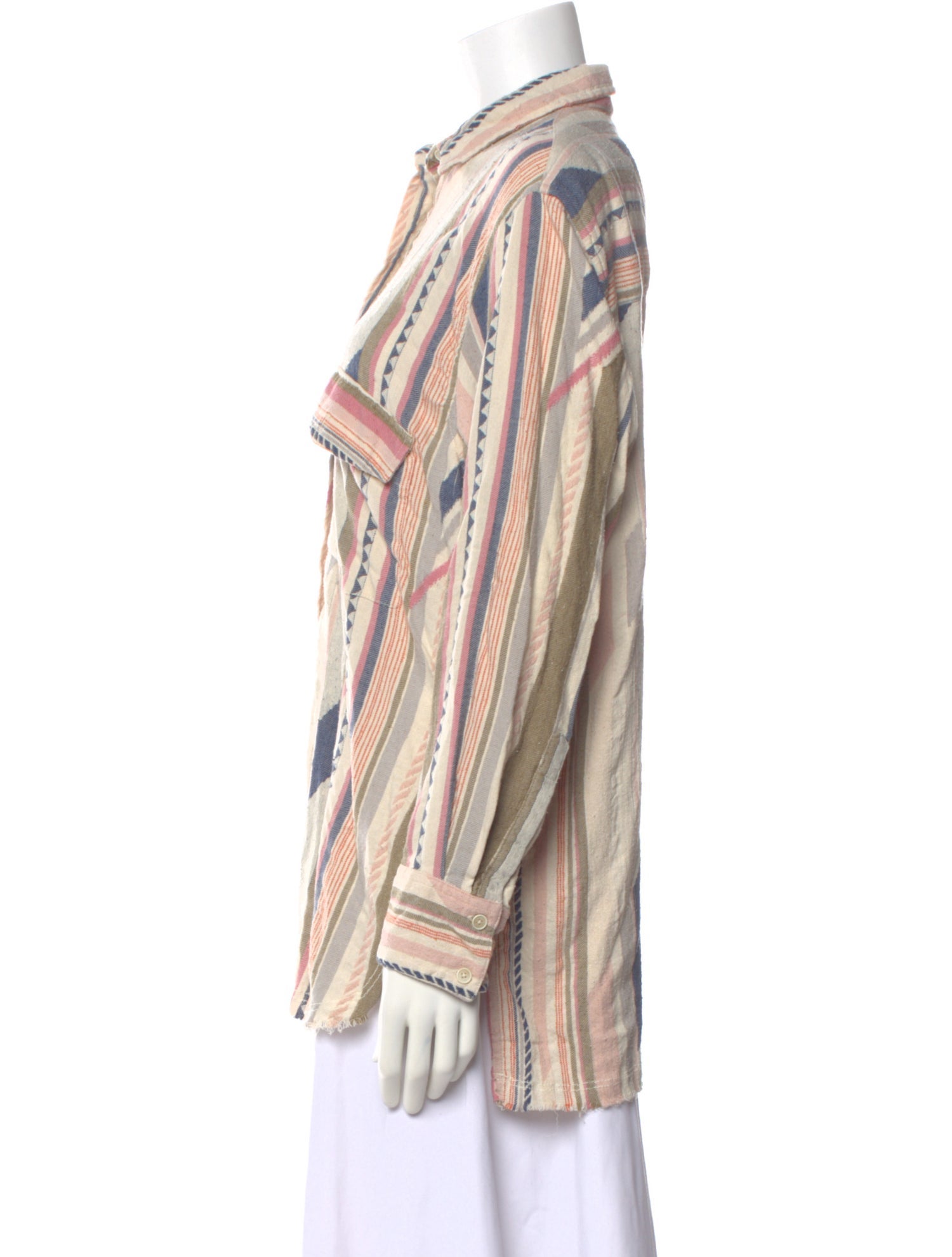 Iro Silk Striped Top