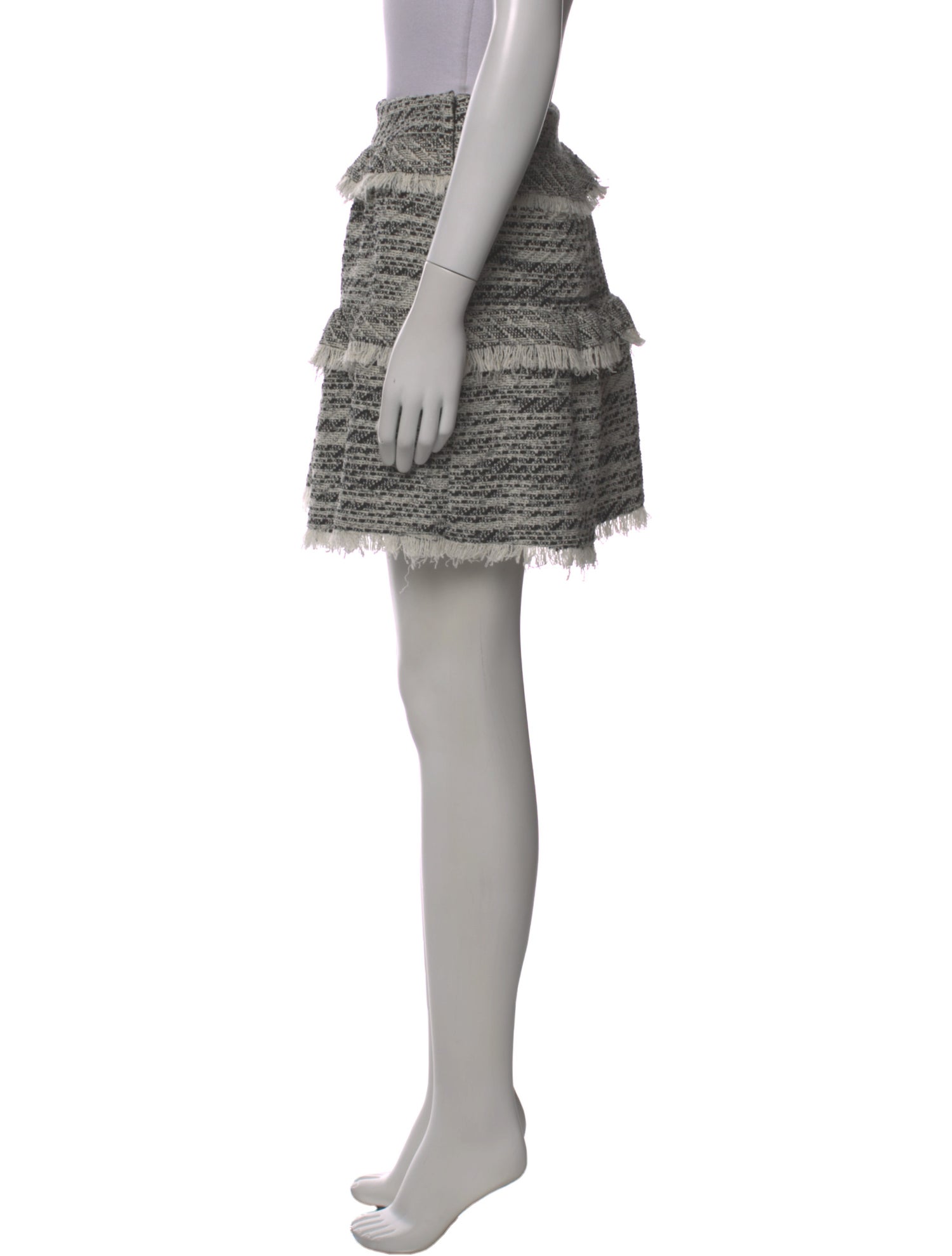 Iro Ruffle Embellishment Mini Skirt