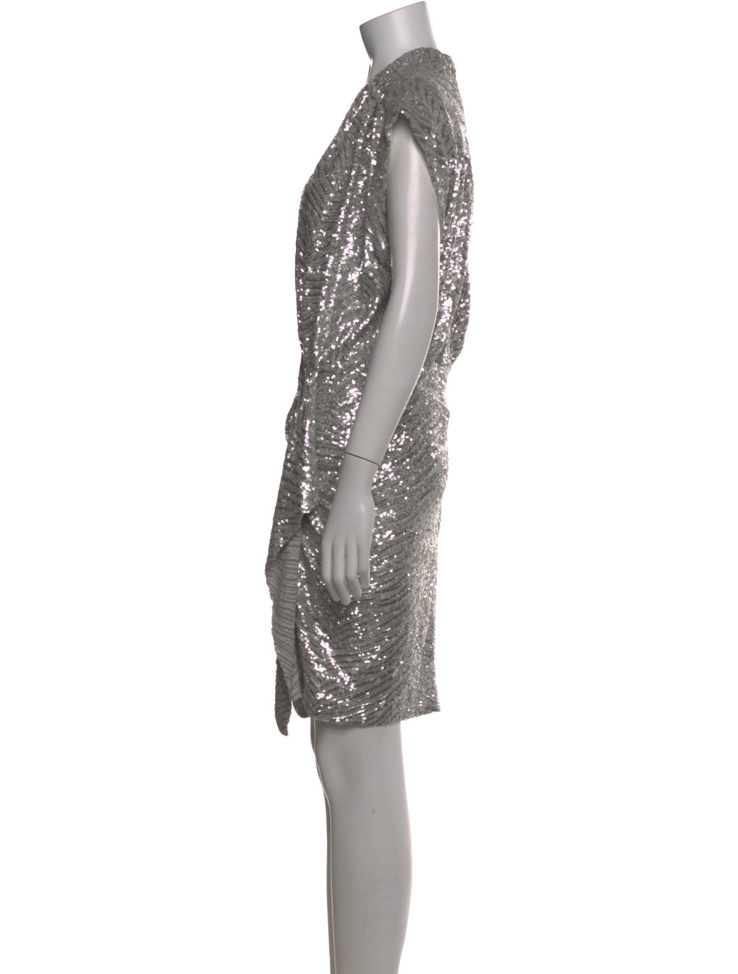 Iro V-Neck Mini Dress