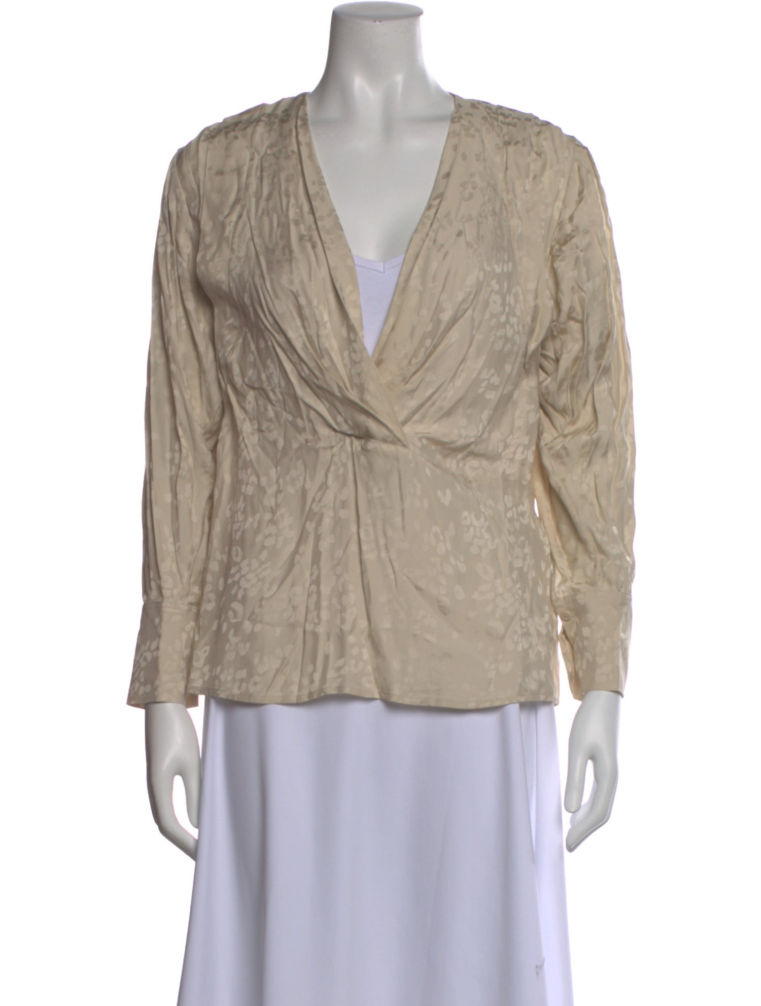 Iro Floral Print V-Neck Blouse