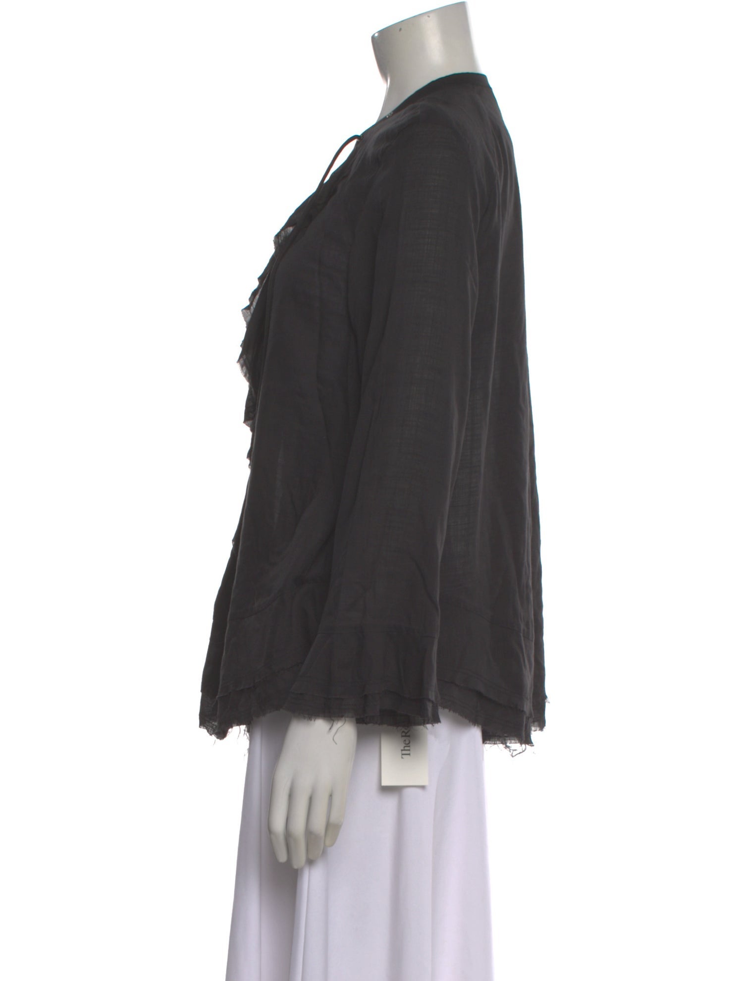 Iro Tie Neck Long Sleeve Tunic