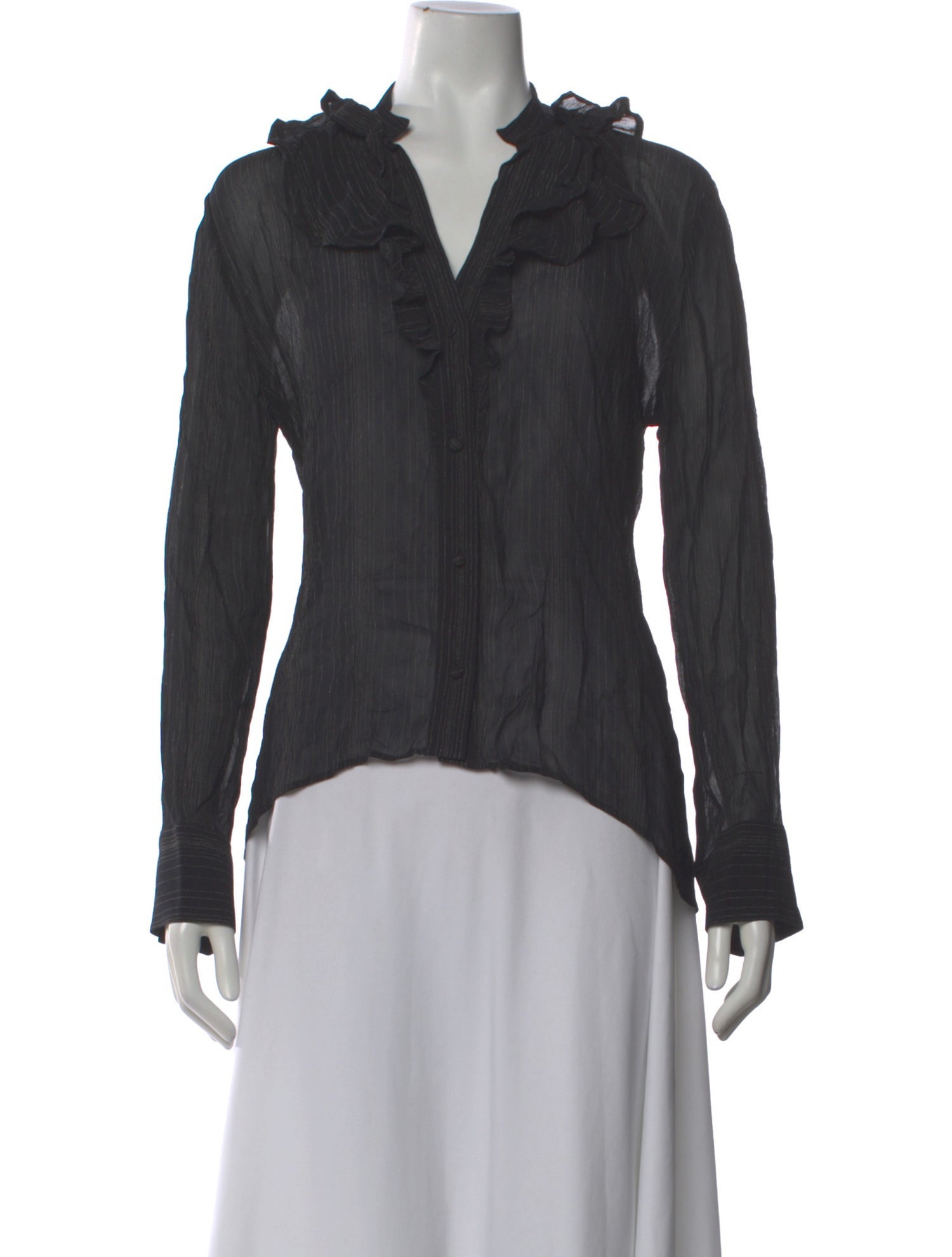 Iro V-Neck Long Sleeve Blouse
