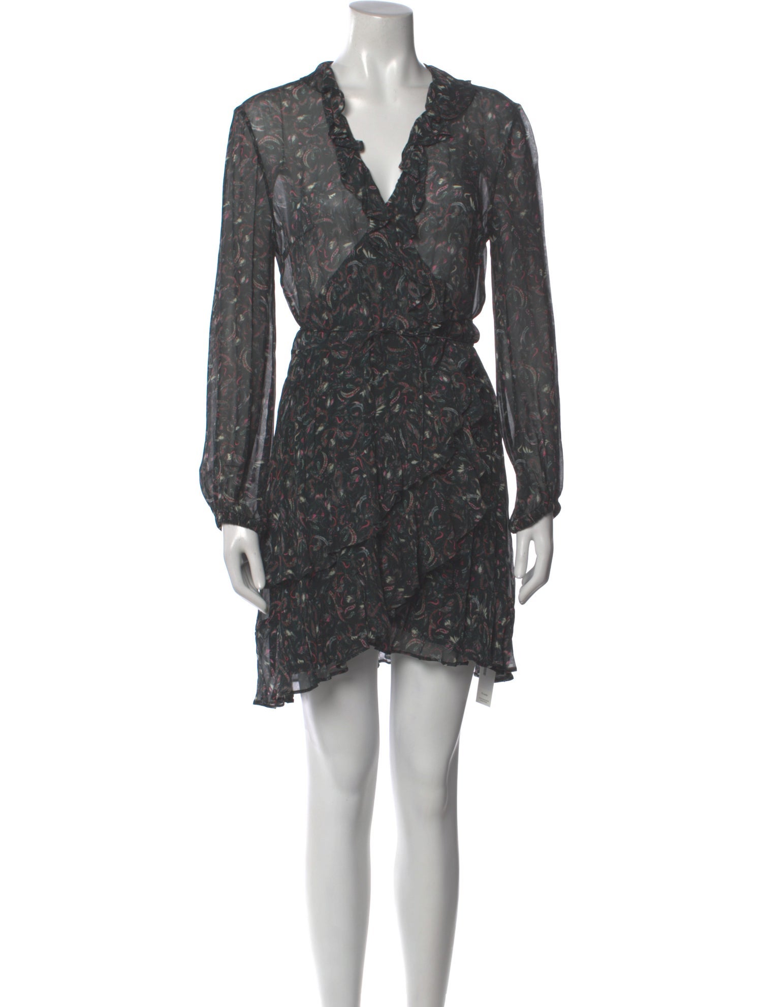 Iro Lace Pattern Mini Dress
