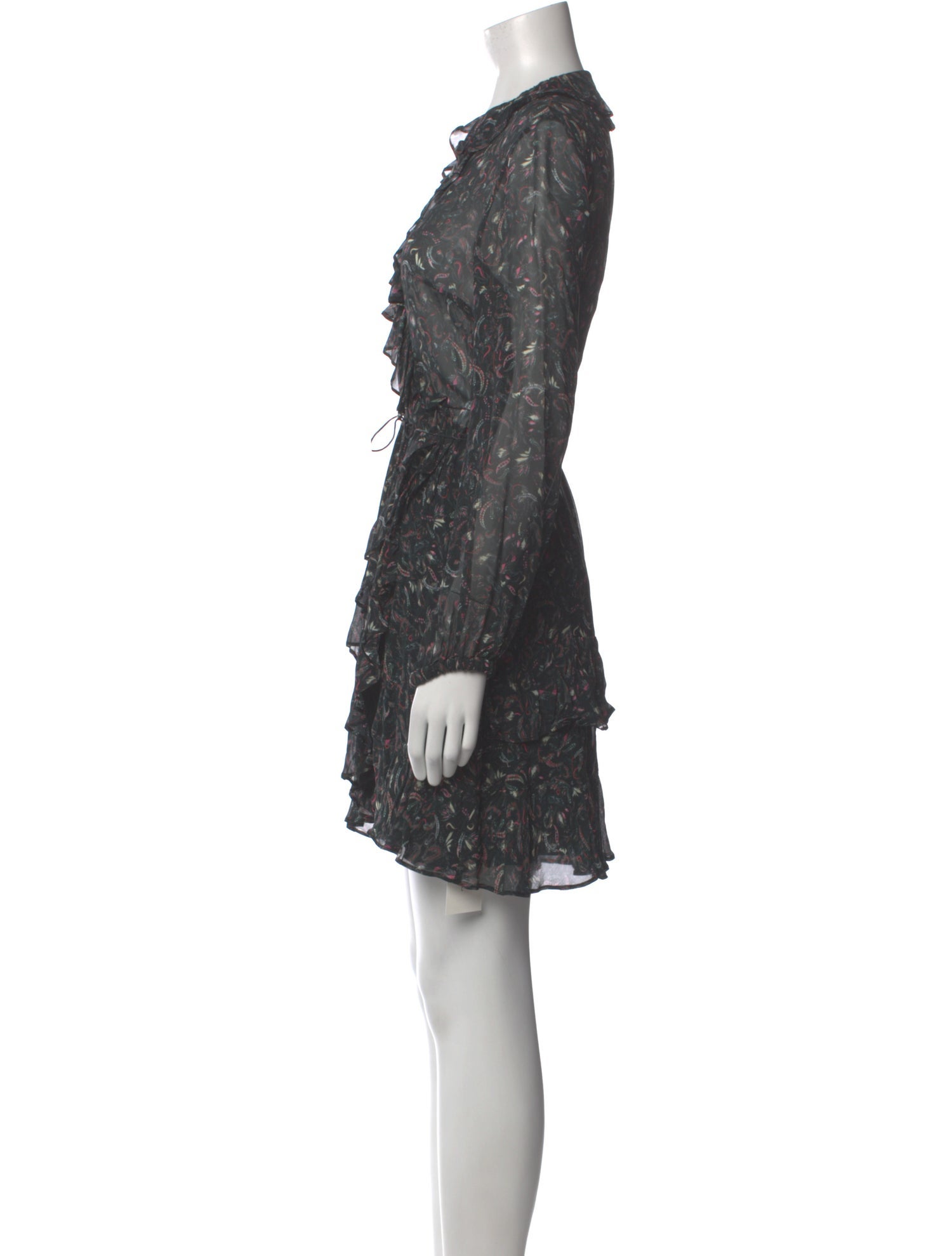 Iro Lace Pattern Mini Dress