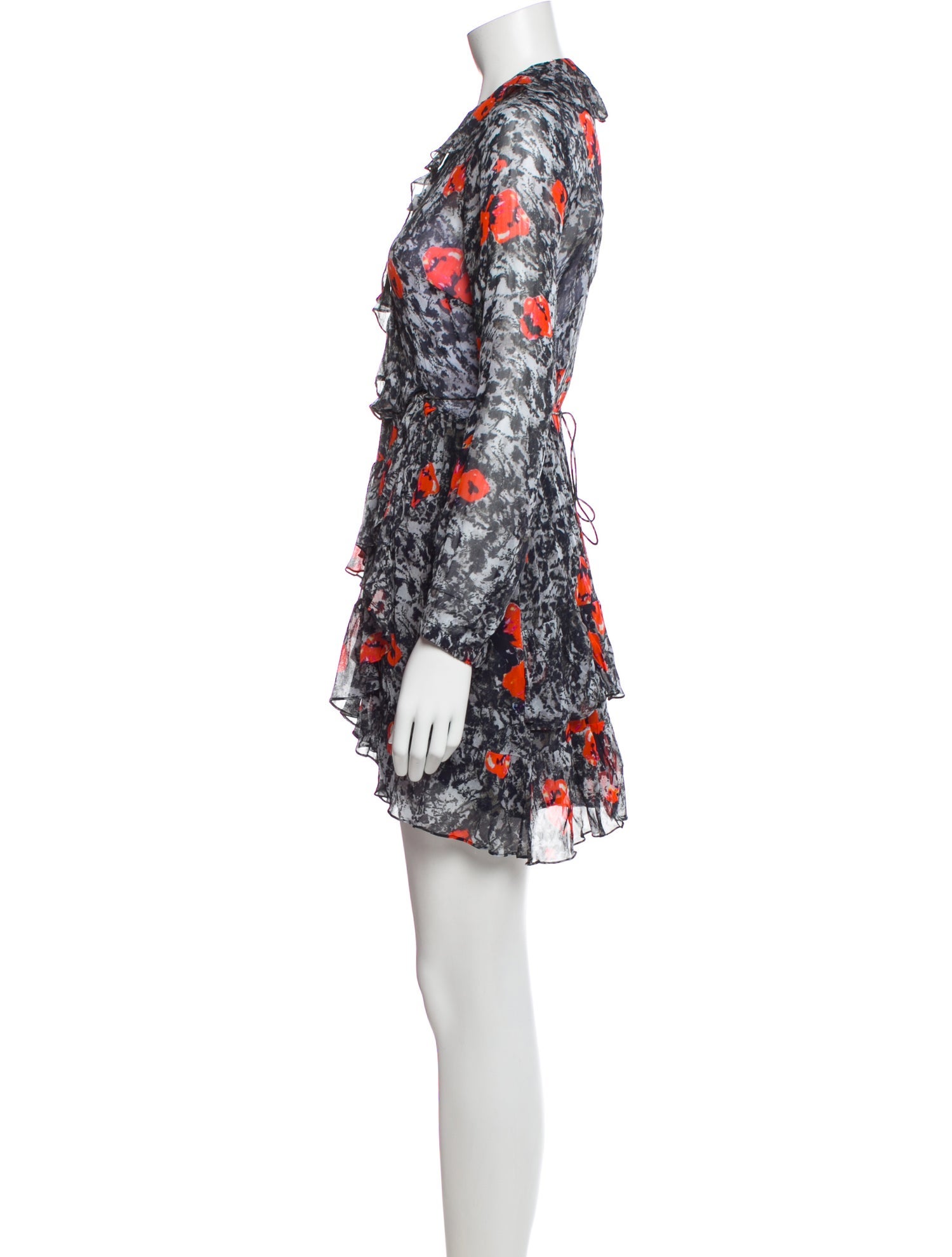 Iro Printed Mini Dress