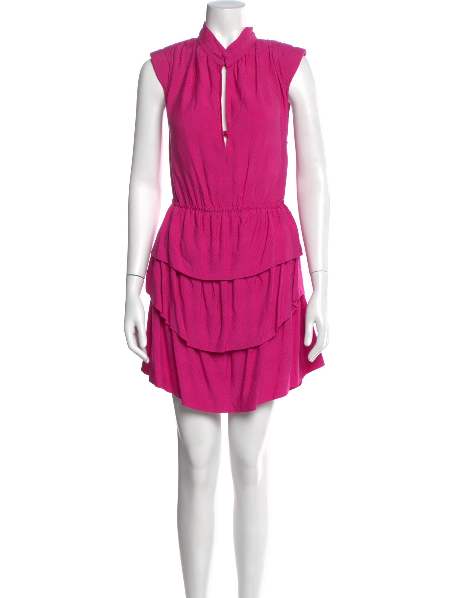 Iro Mock Neck Mini Dress