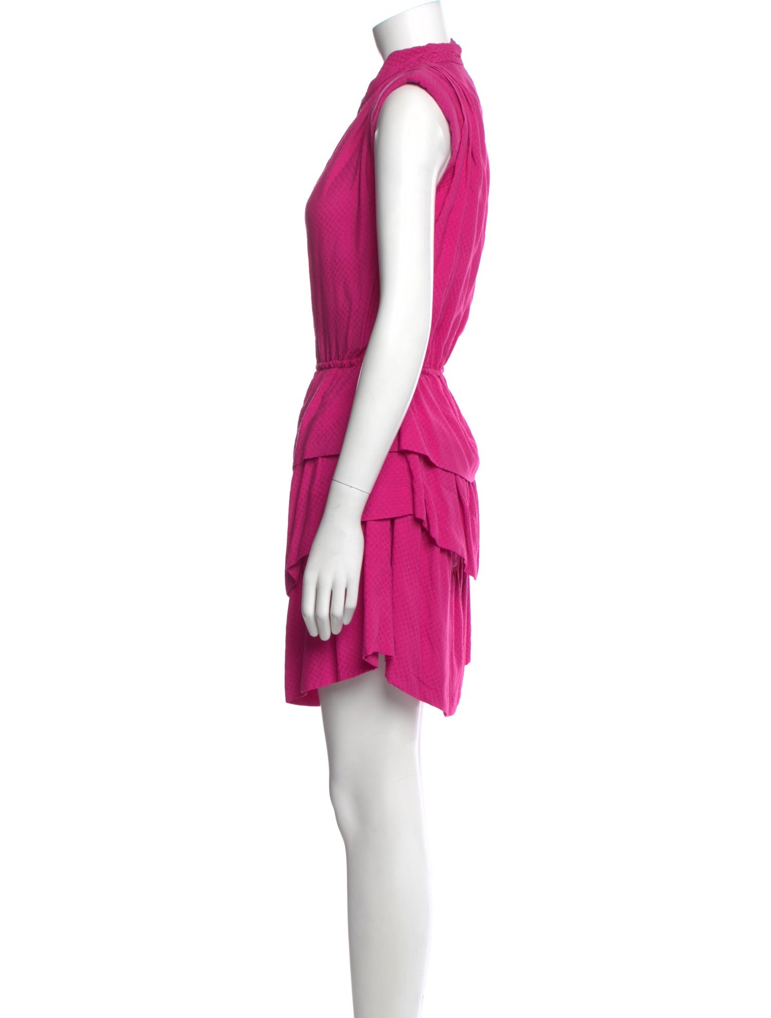 Iro Mock Neck Mini Dress