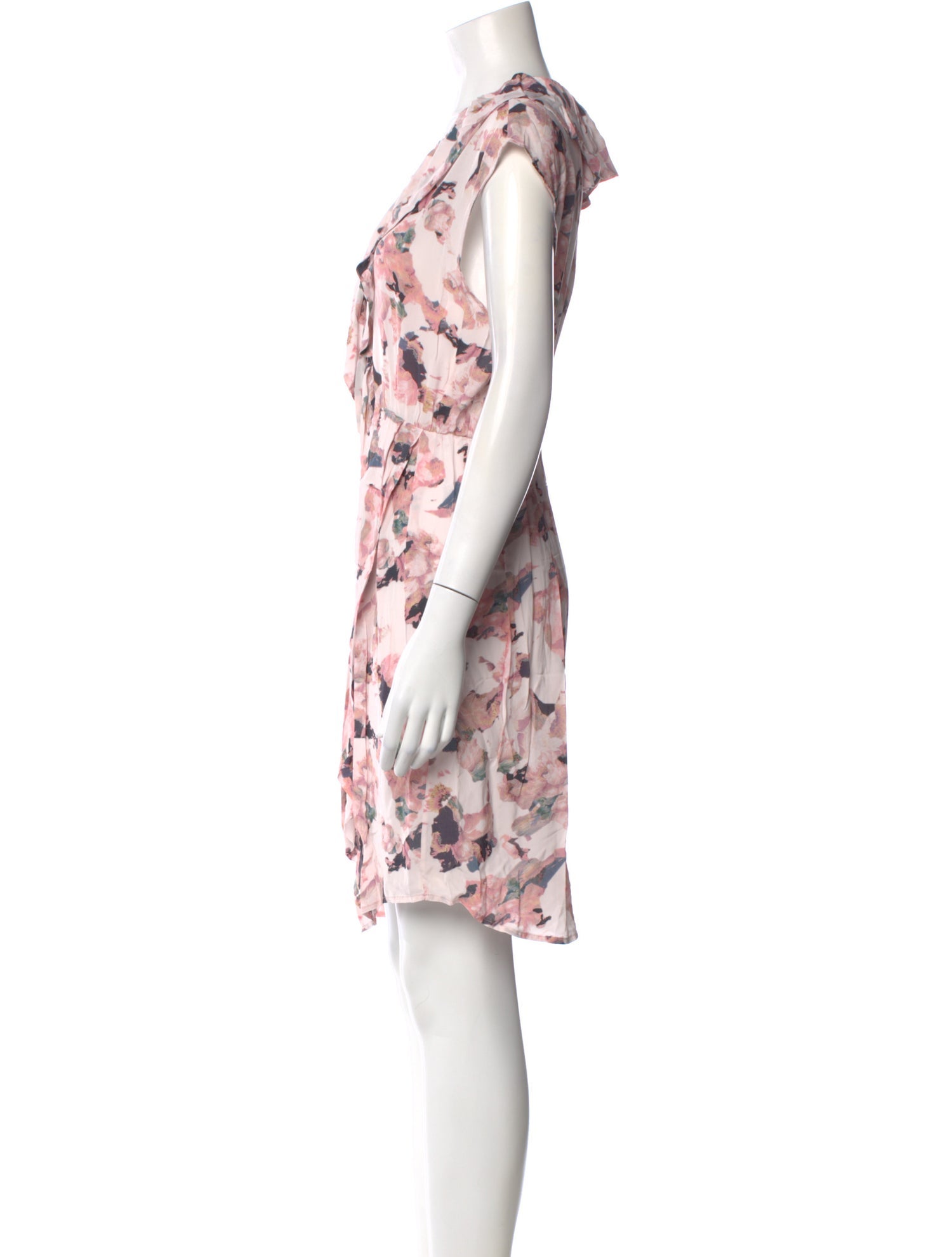Iro Floral Print Mini Dress w/ Tags