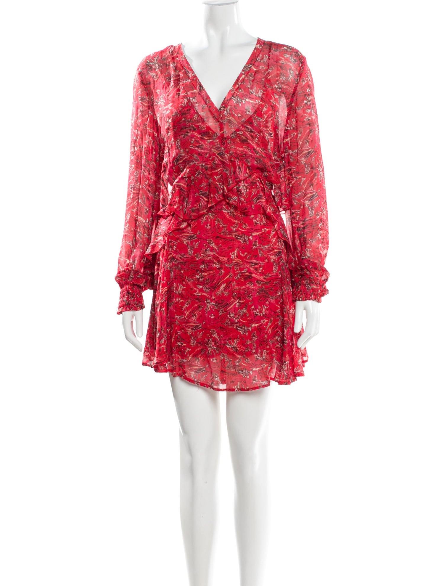 Iro Printed Mini Dress